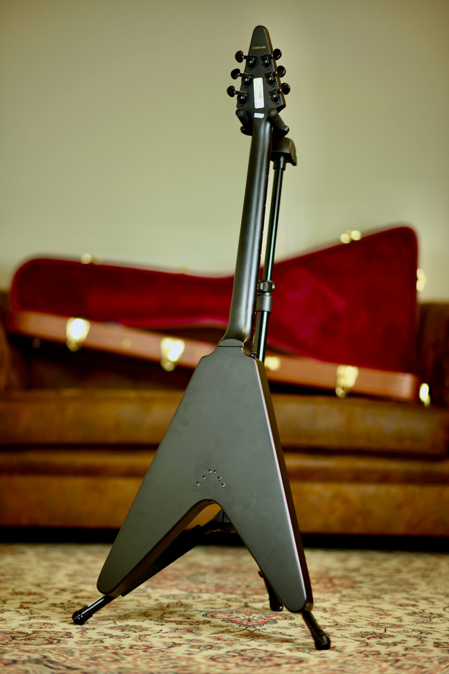 Epihpone Goth '58 Flying V 2002 | Pitch Black