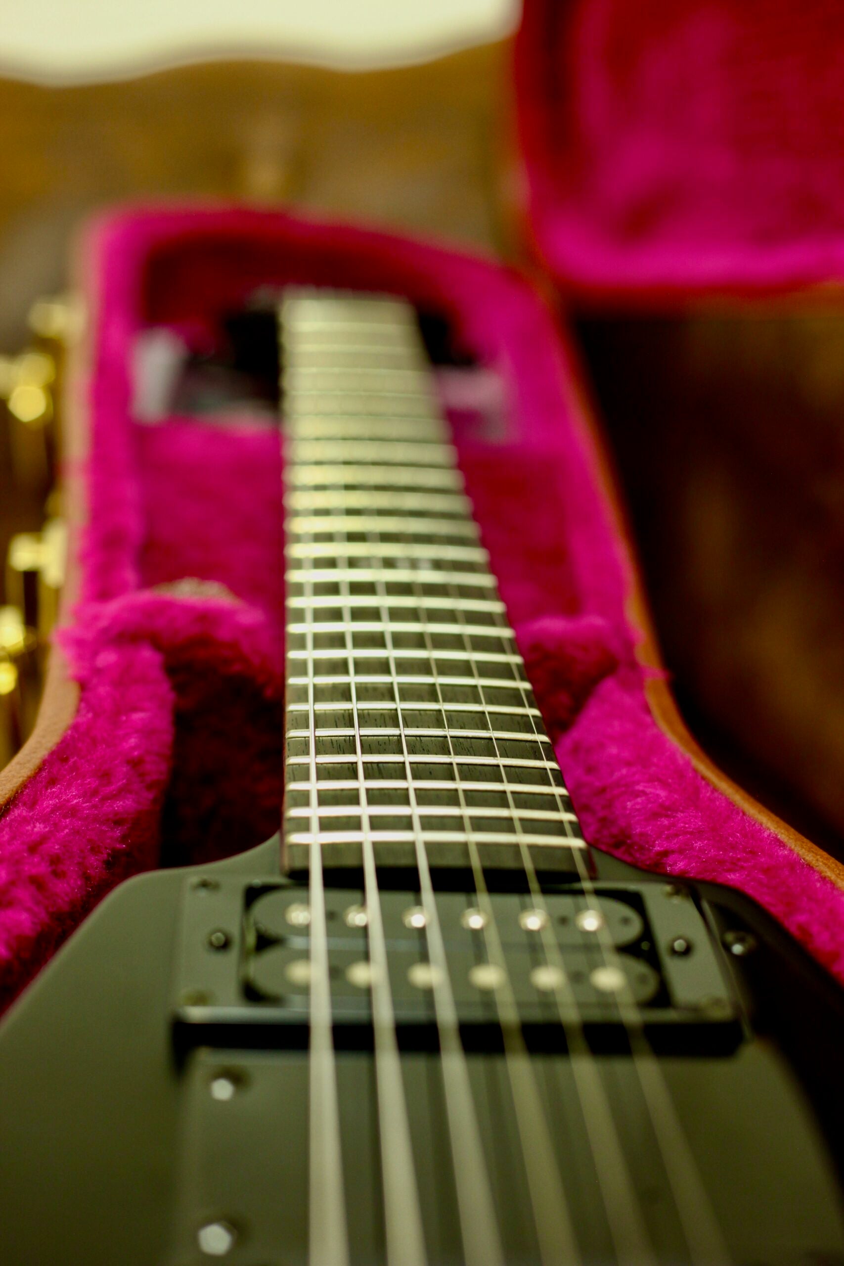 Epihpone Goth '58 Flying V 2002 | Pitch Black