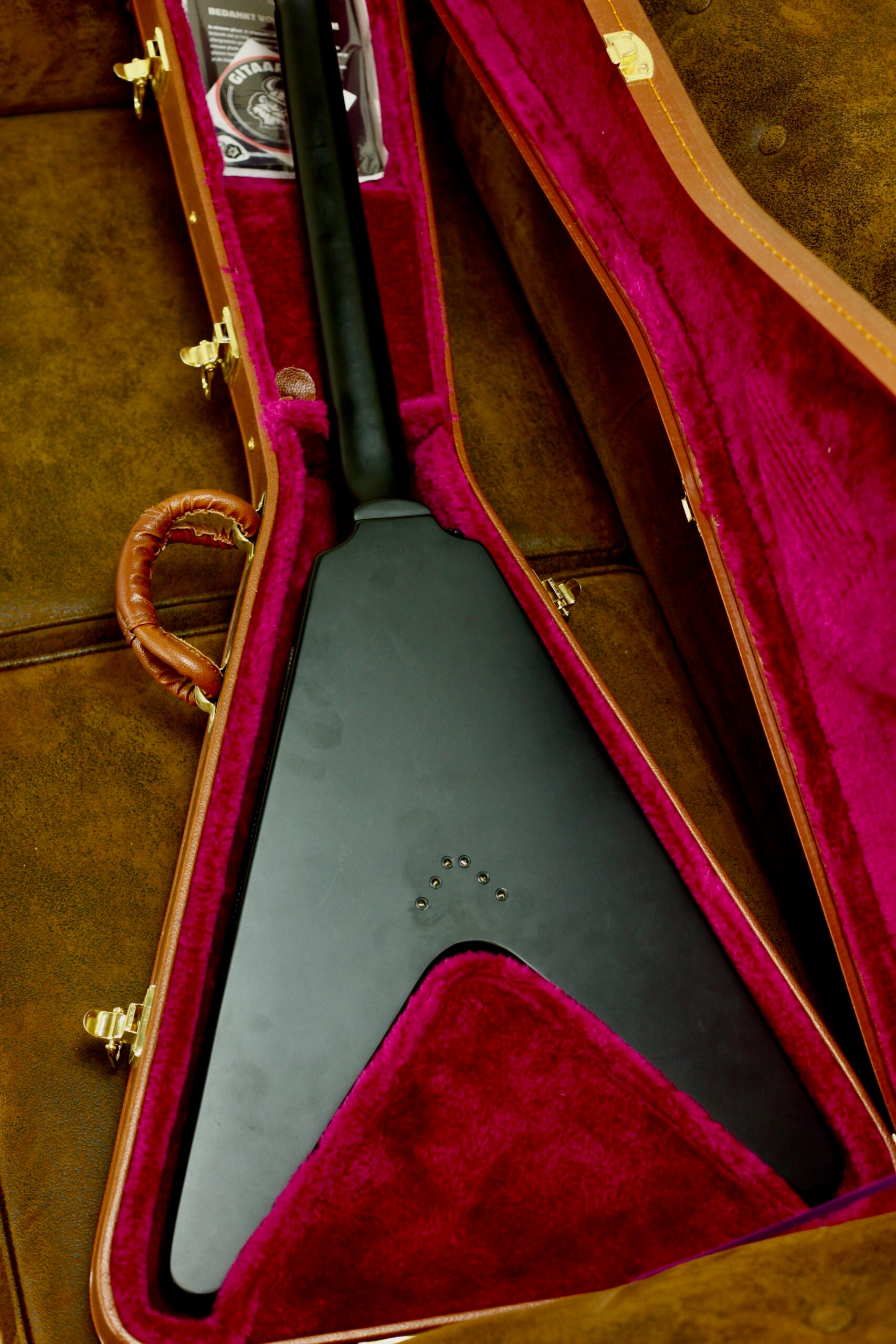 Epihpone Goth '58 Flying V 2002 | Pitch Black