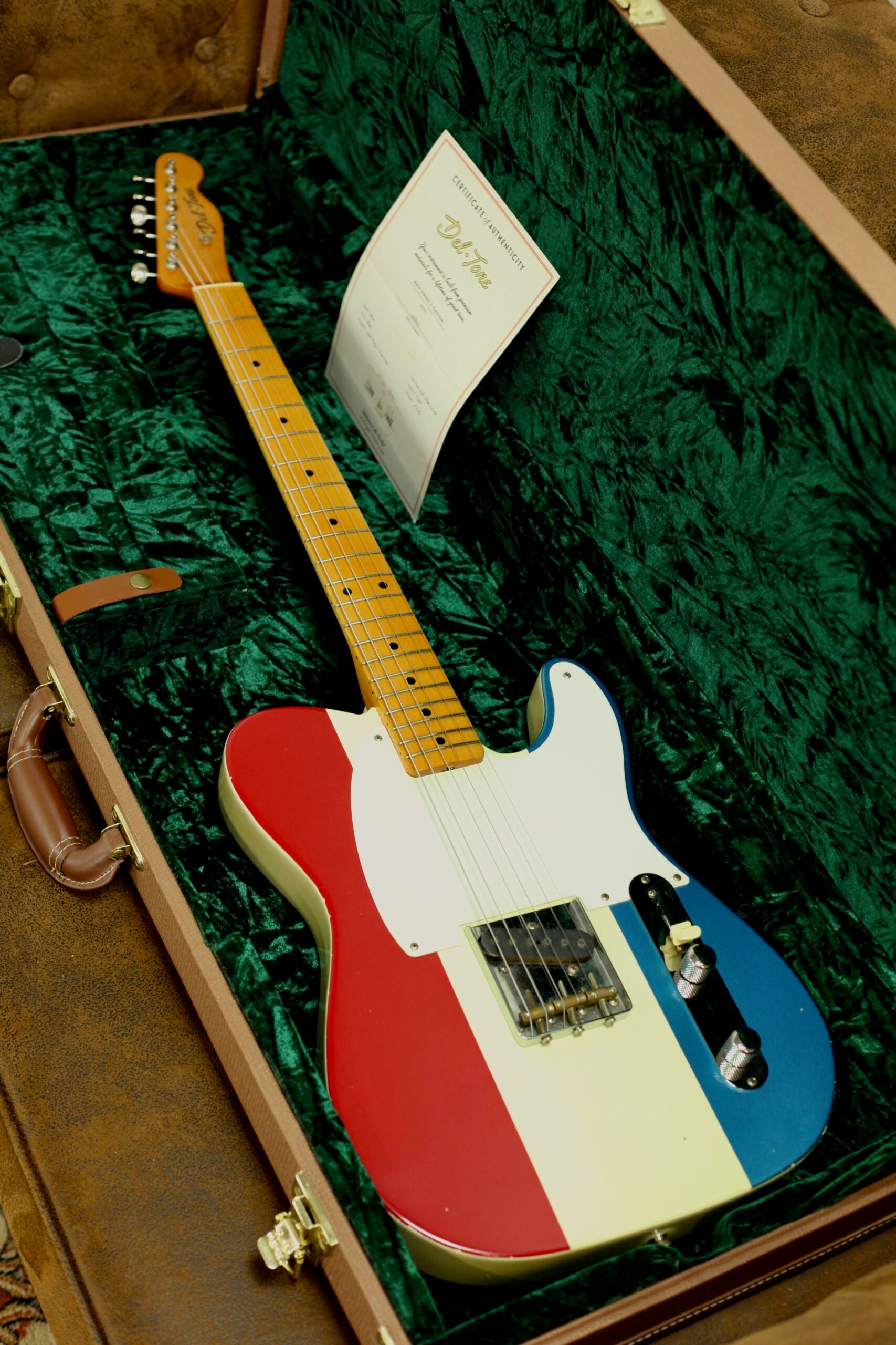 Del-Tone Buck Owens E-Custom Telecaster | Red White Blue
