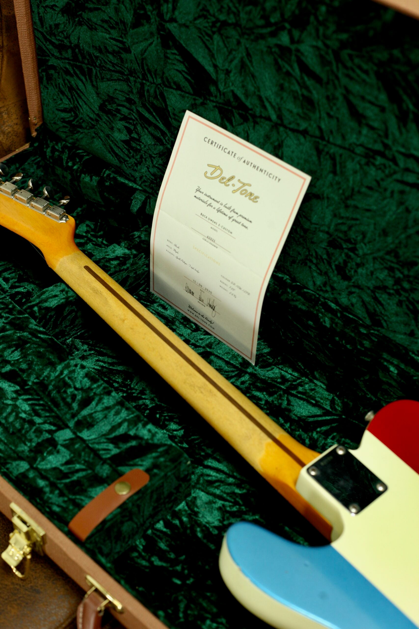 Del-Tone Buck Owens E-Custom Telecaster | Red White Blue