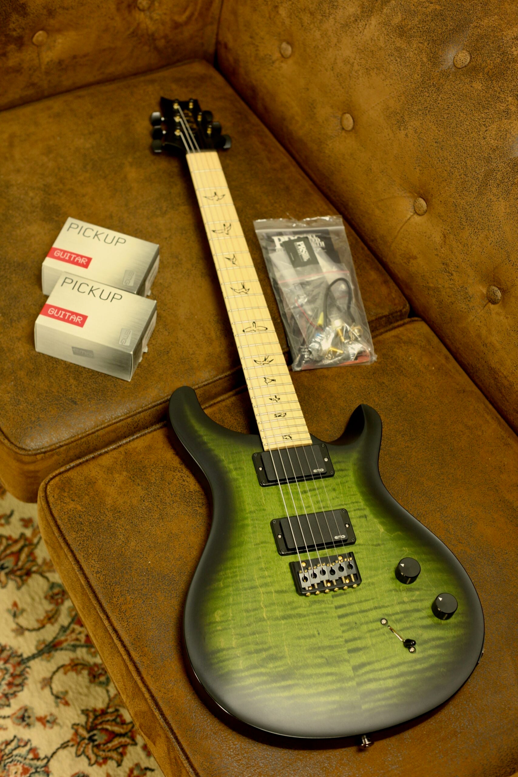 PRS CE24 Dustie Waring Hardtail | Jade Smokeburst