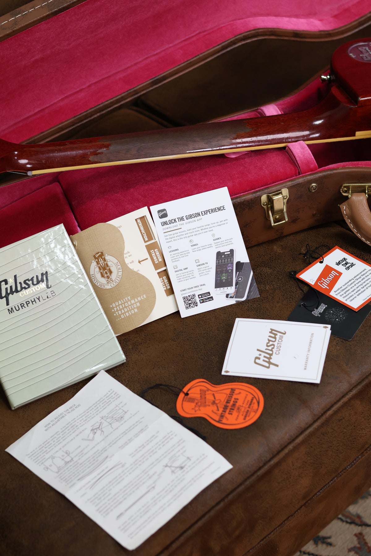 Gibson Les Paul CS Murphy Lab R9 | Slow Iced Tea Fade