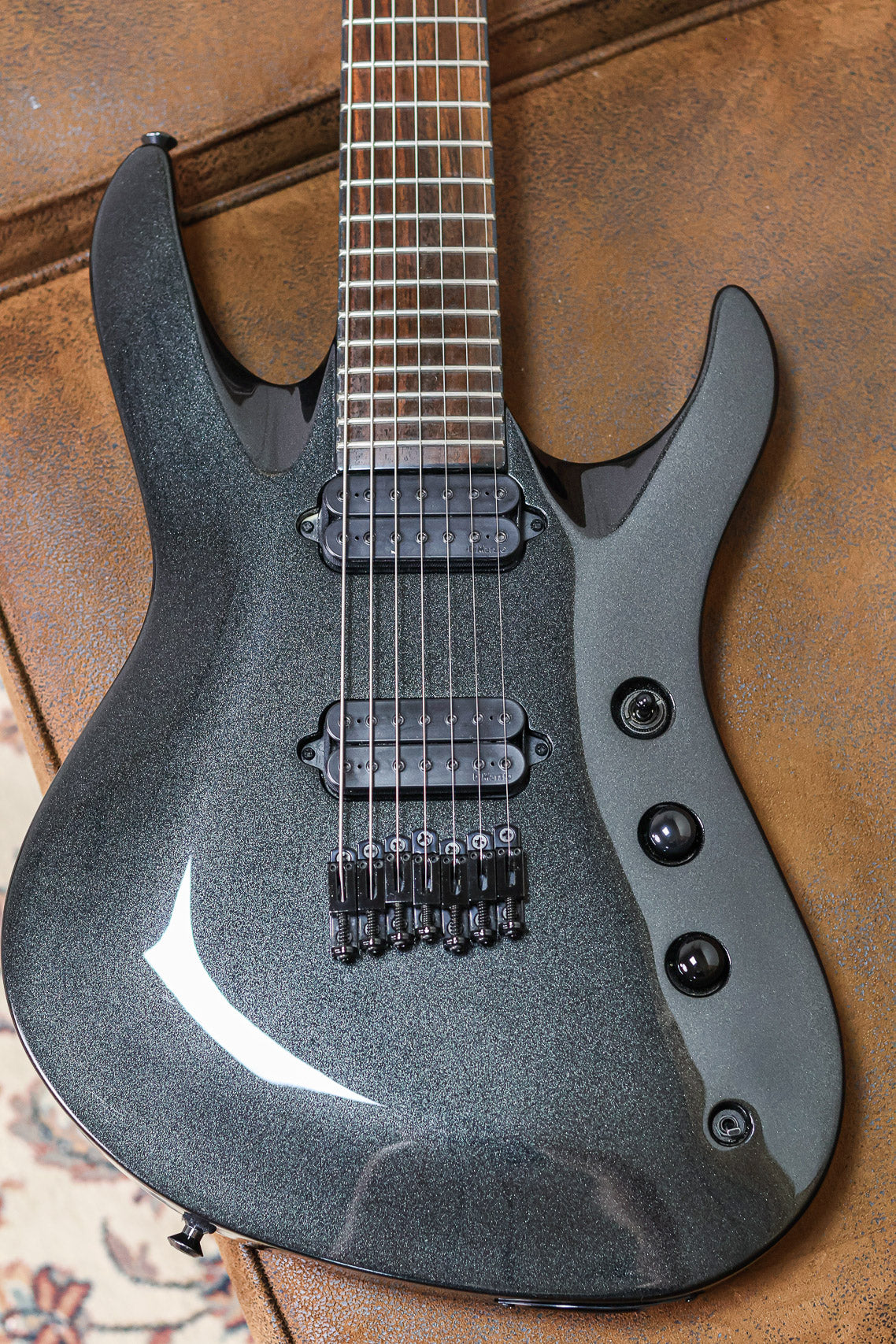 Jackson Pro Series Chris Broderick Signature Soloist HT7 | Black Metallic