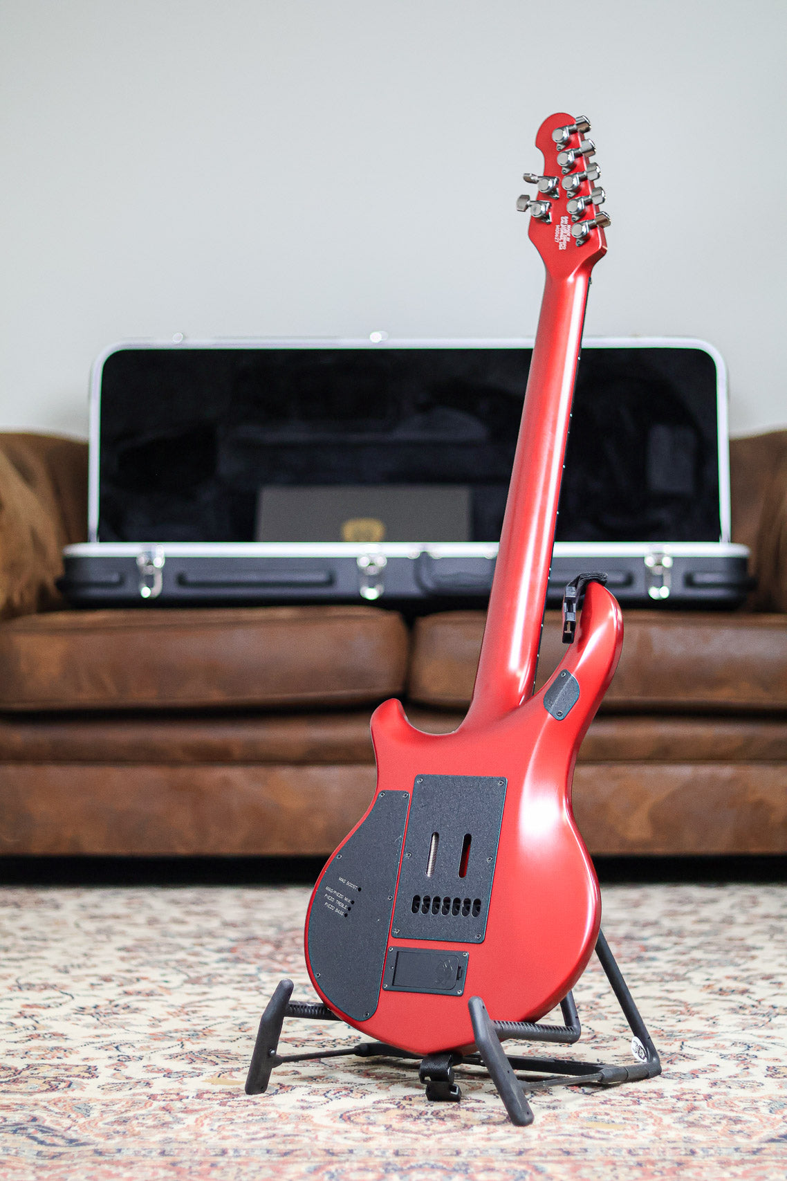 Ernie Ball Music Man Majesty | Iced Crimson
