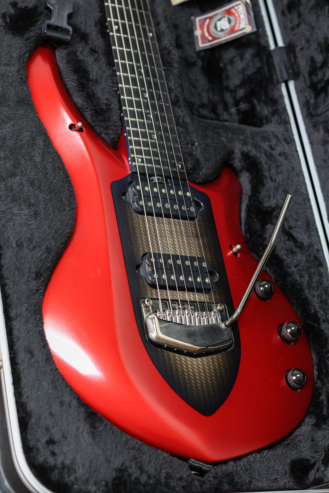 Ernie Ball Music Man Majesty | Iced Crimson