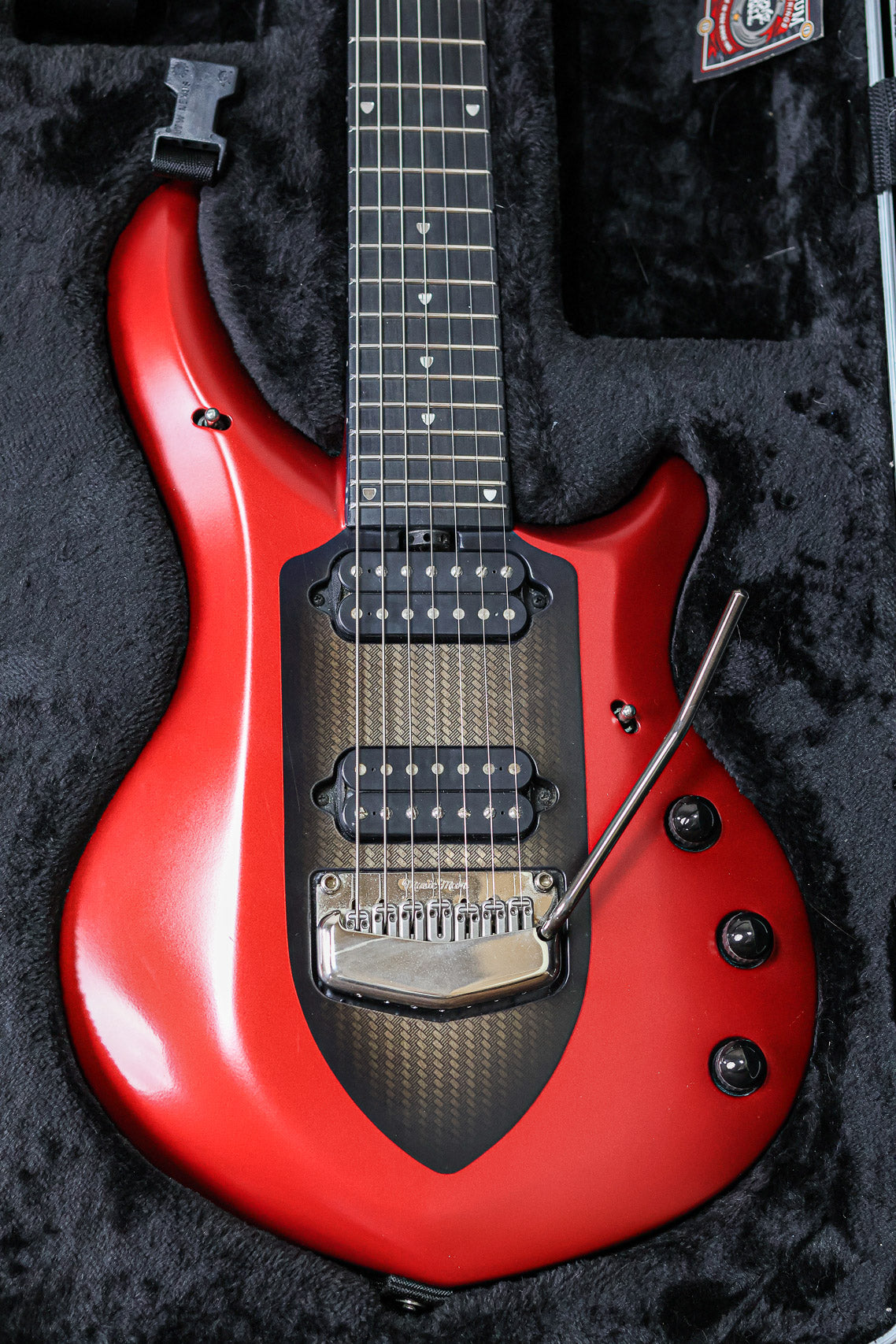 Ernie Ball Music Man Majesty | Iced Crimson