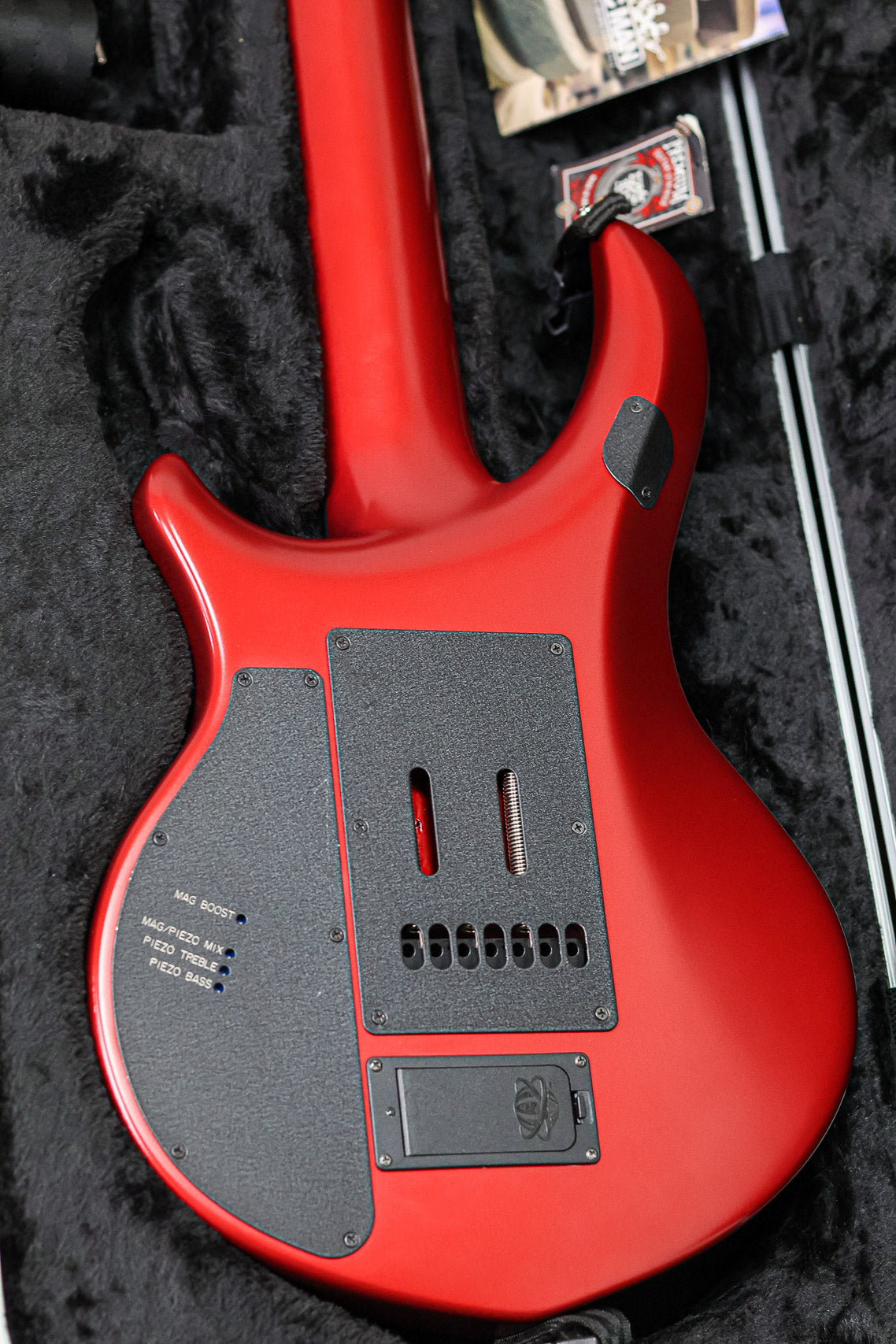 Ernie Ball Music Man Majesty | Iced Crimson