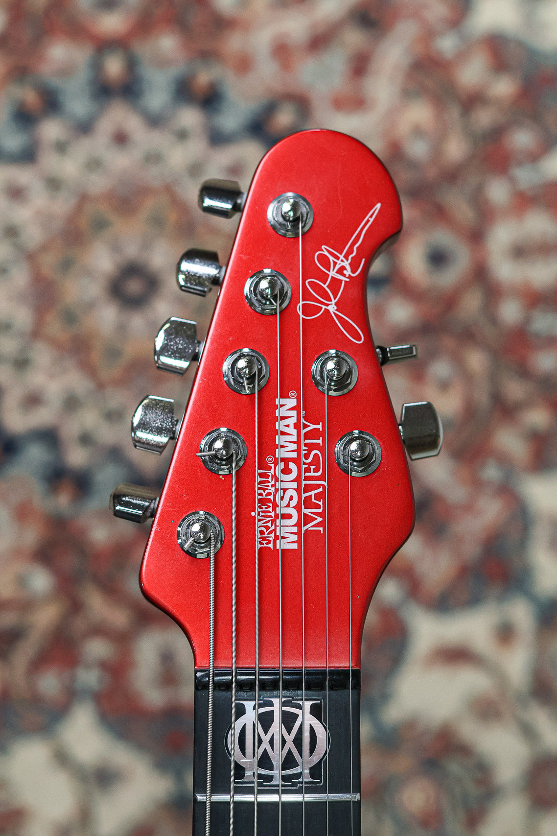 Ernie Ball Music Man Majesty | Iced Crimson