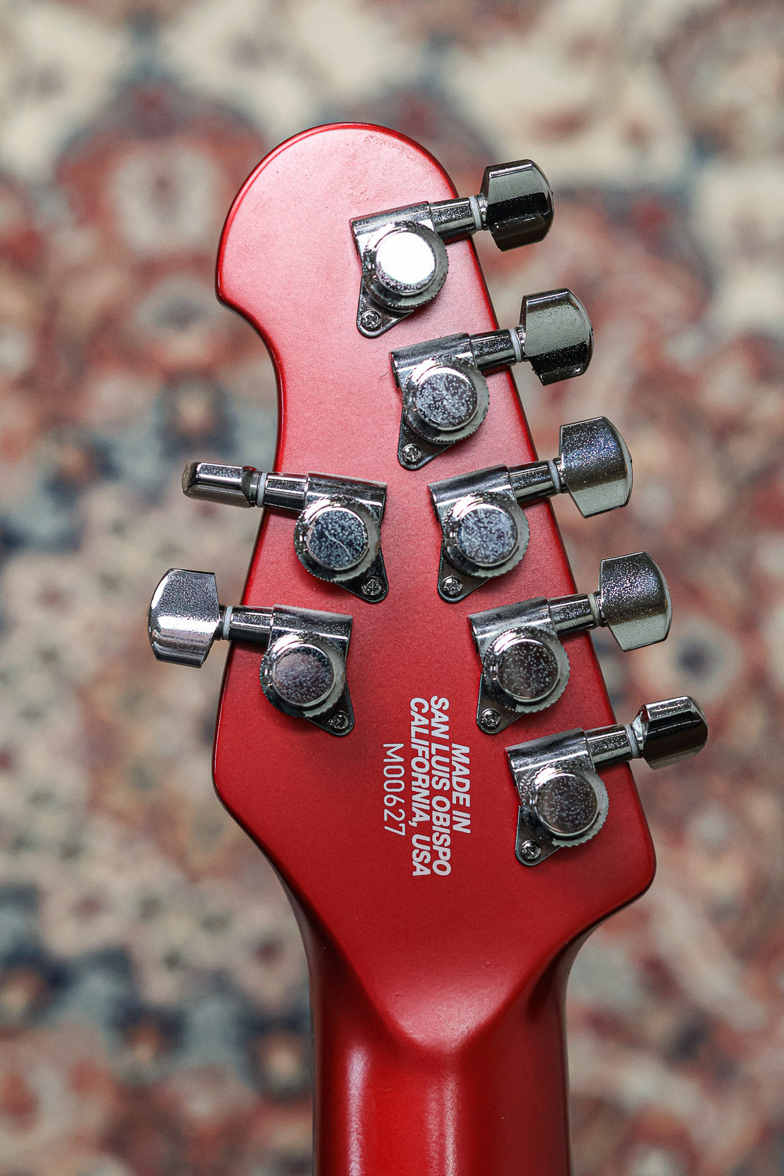 Ernie Ball Music Man Majesty | Iced Crimson