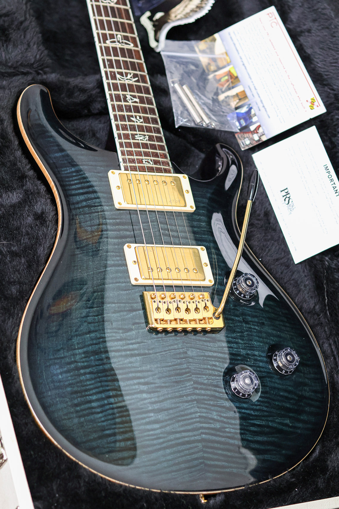 PRS Custom 24 25th Anniversary 2000's | Grey Black Blue Burst