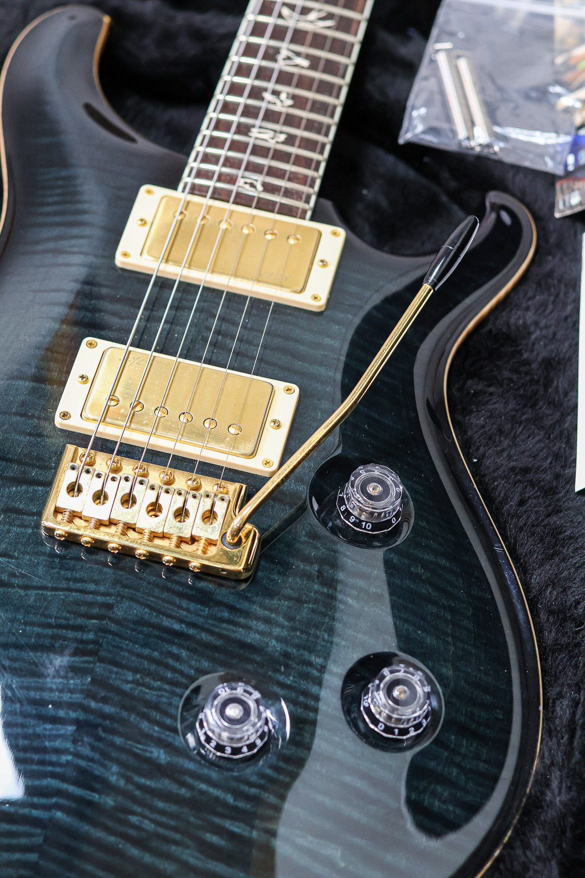 PRS Custom 24 25th Anniversary 2000's | Grey Black Blue Burst