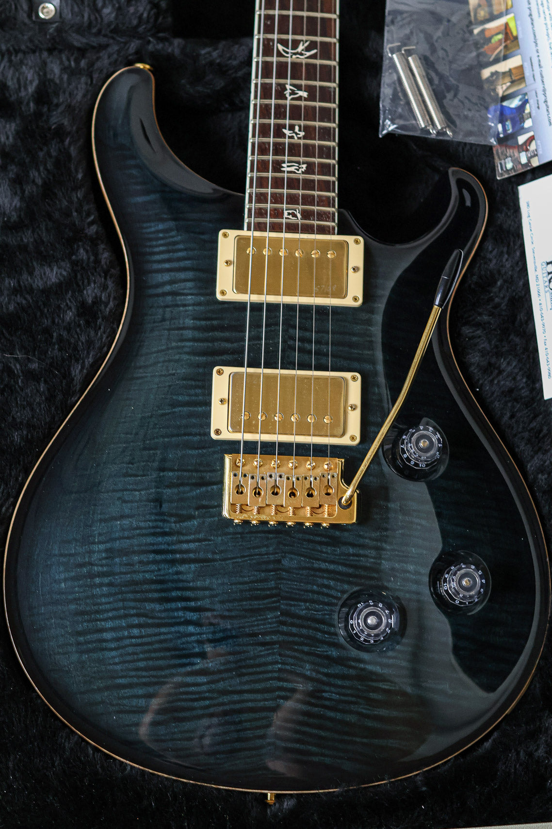 PRS Custom 24 25th Anniversary 2000's | Grey Black Blue Burst