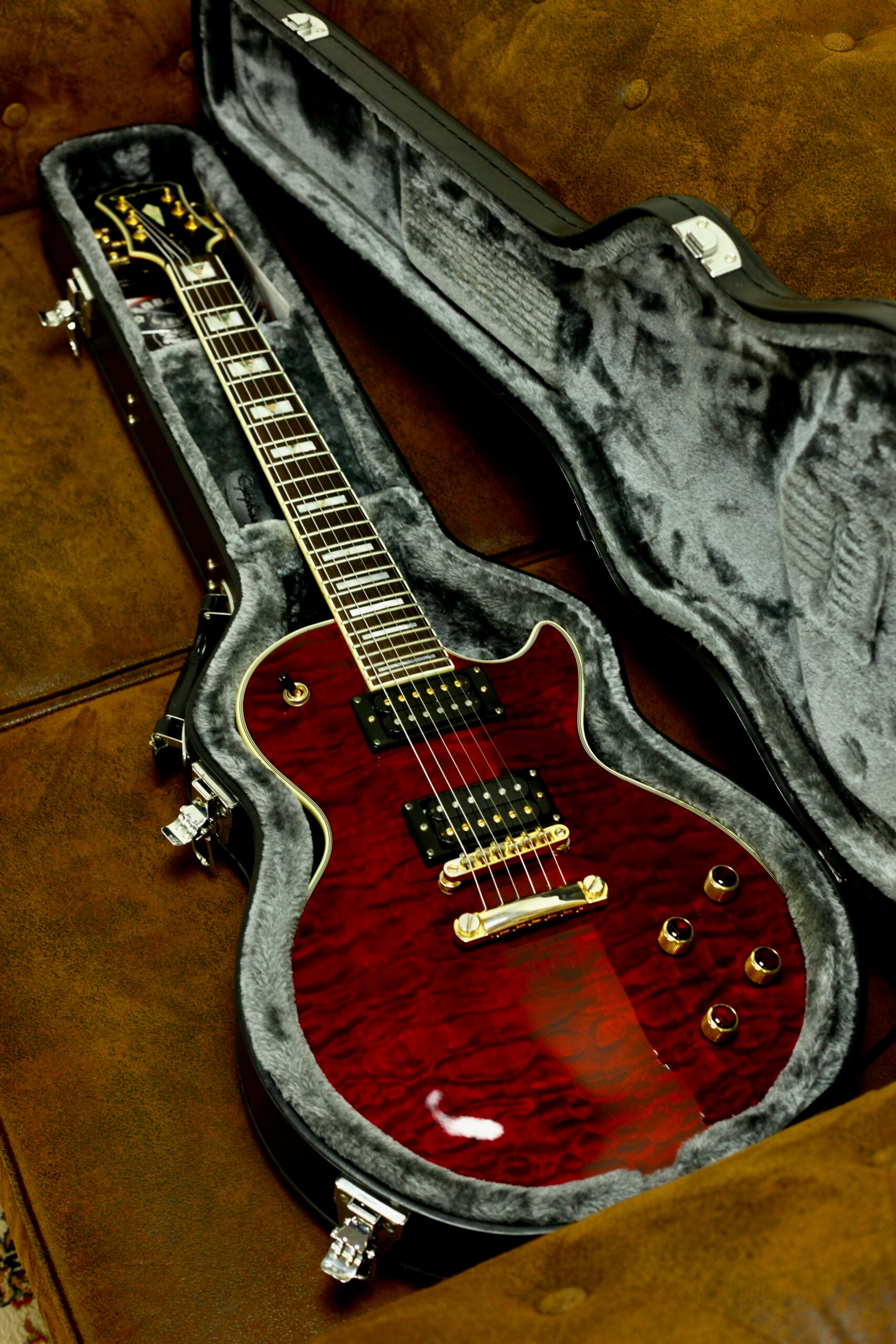 Epiphone Les Paul Custom Prophecy Plus | Wine Red