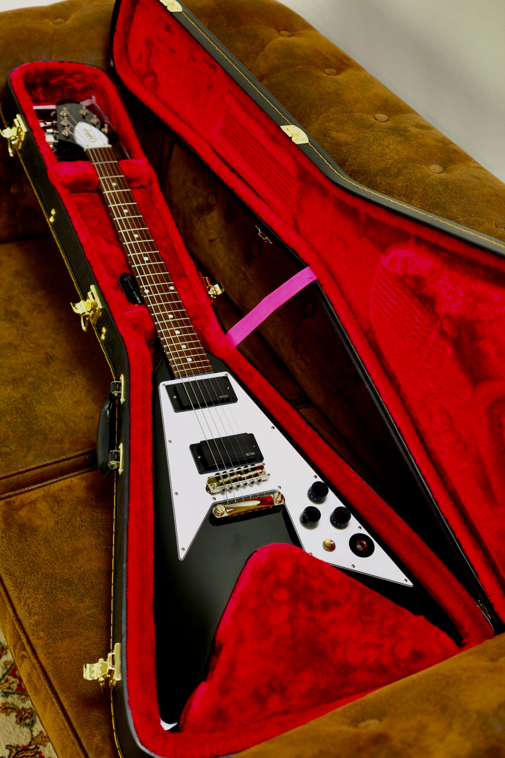 Epiphone Kirk Hammet Flying V | Black
