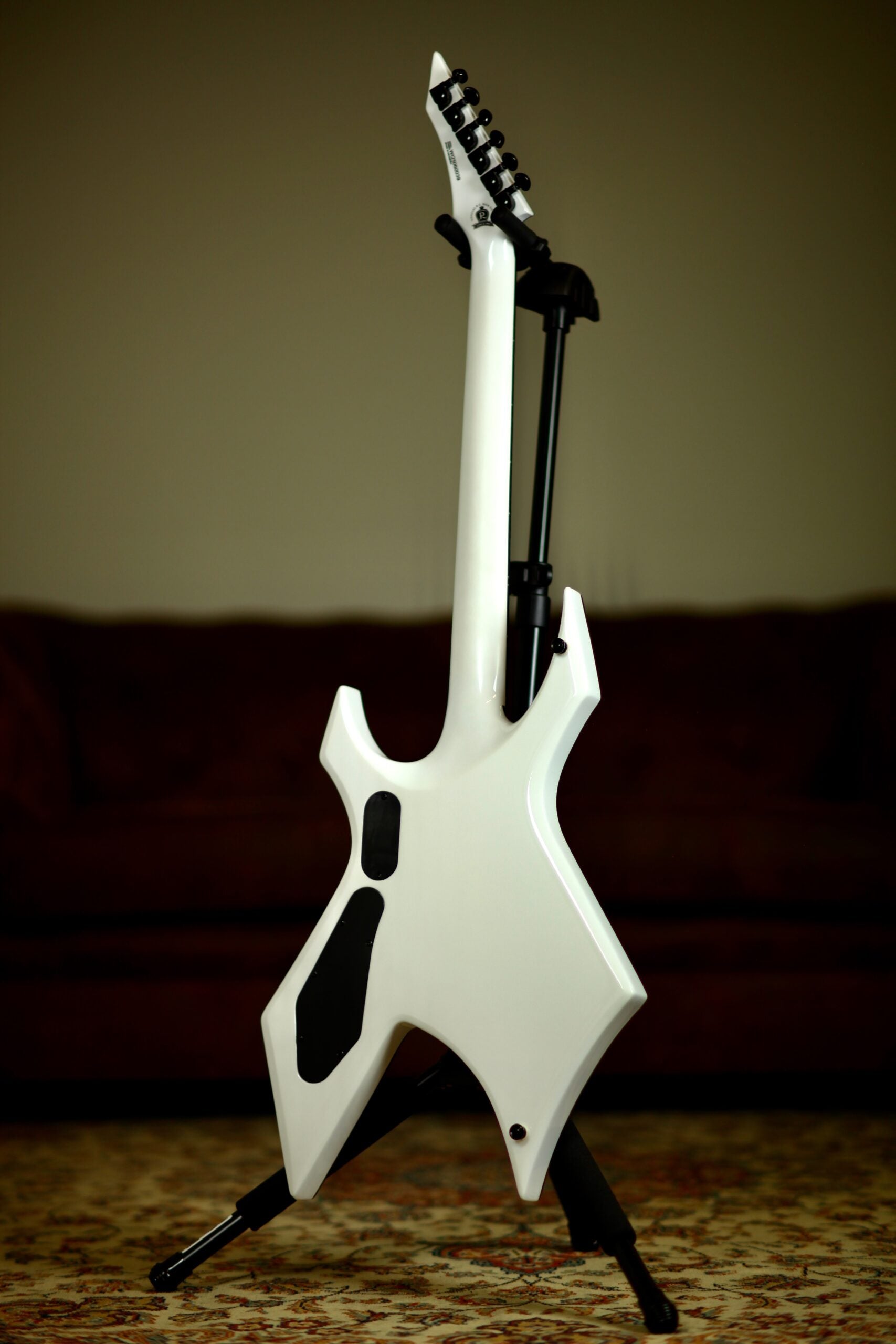 Bc Rich Warlock Prophecy Quad Bridge | Matte White