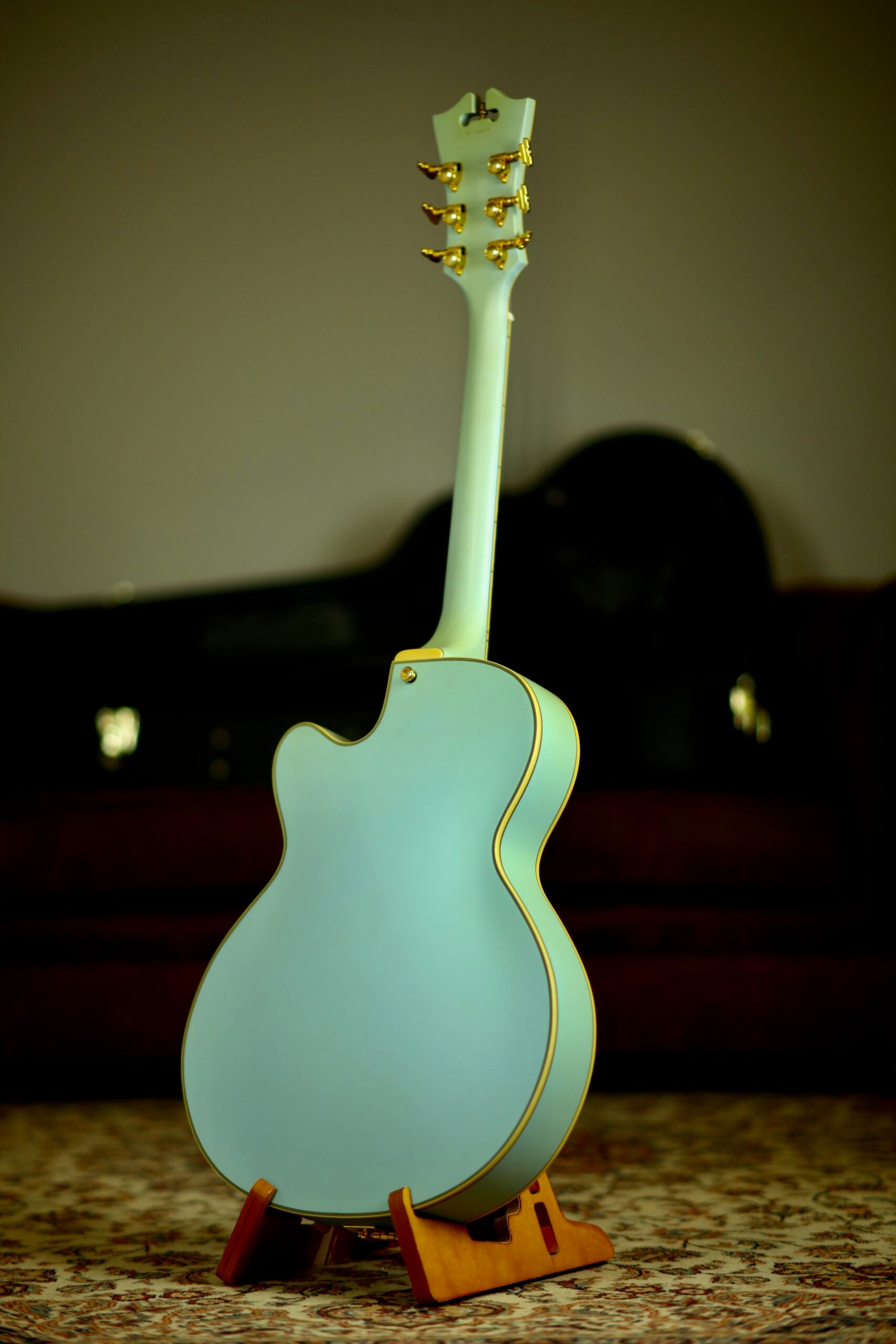 D'Angelico Deluxe Discontinued 2017 | Matte Powder Blue