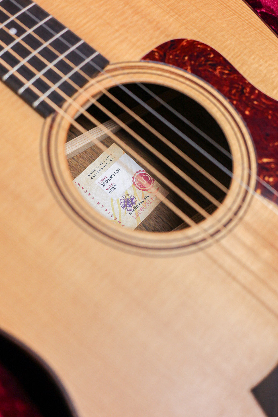 Taylor American Dream AD17 | Natural Top