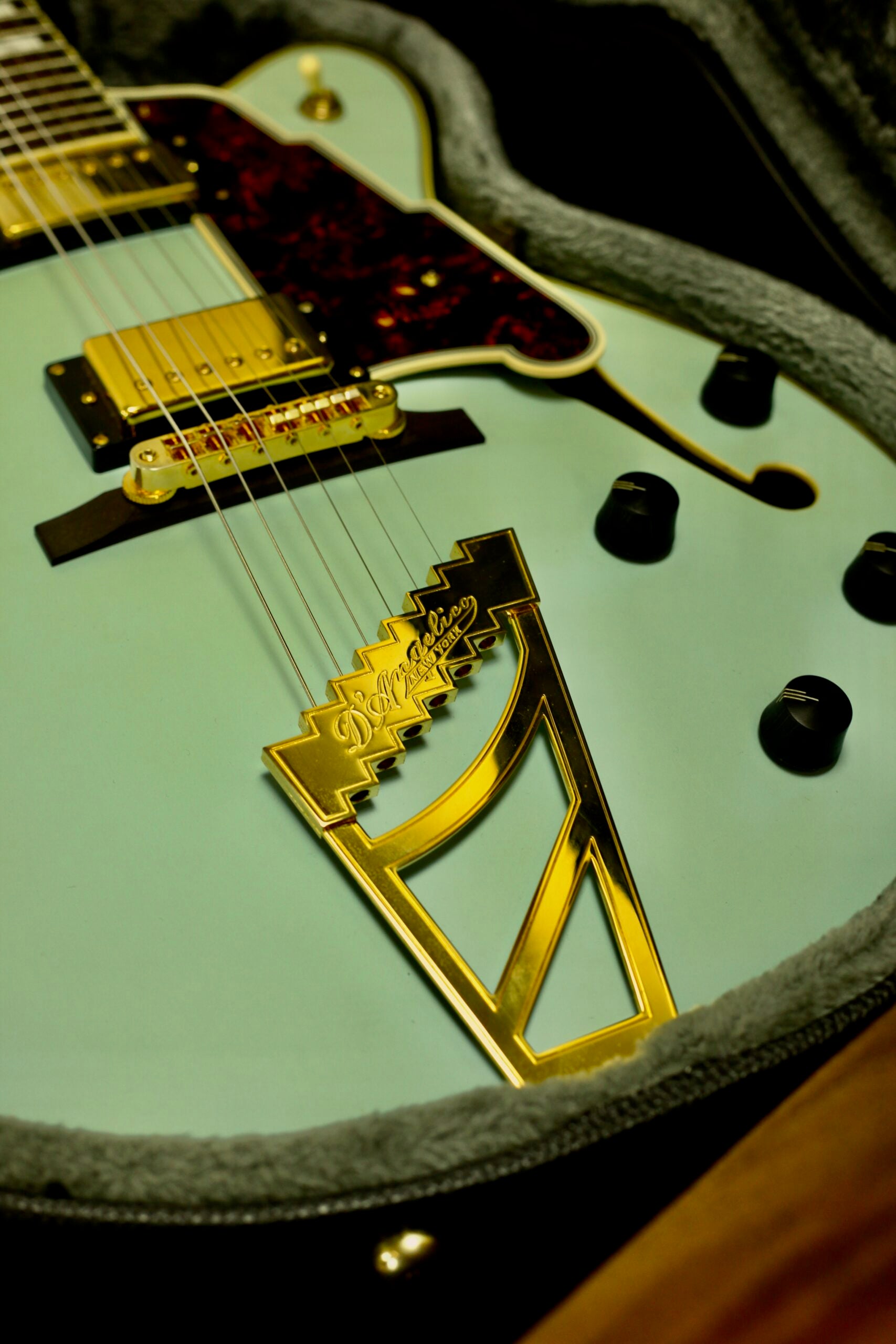D'Angelico Deluxe Discontinued 2017 | Matte Powder Blue