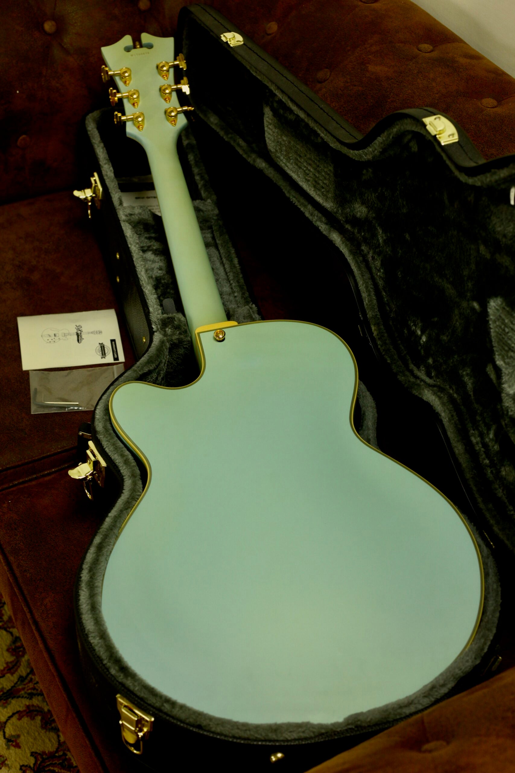 D'Angelico Deluxe Discontinued 2017 | Matte Powder Blue
