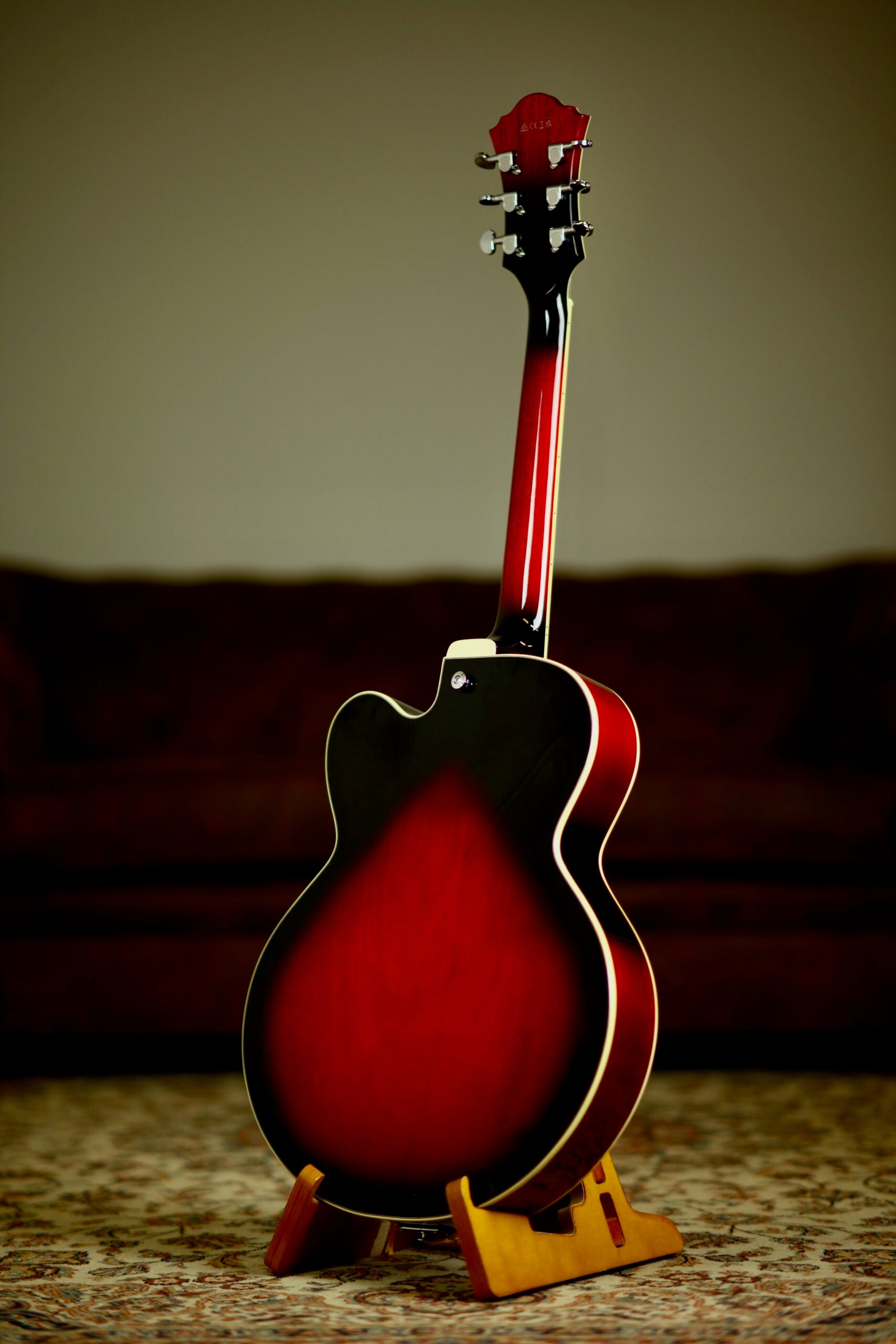 Ibanez Artcore AF75 2022 | Transparent Red Sunburst