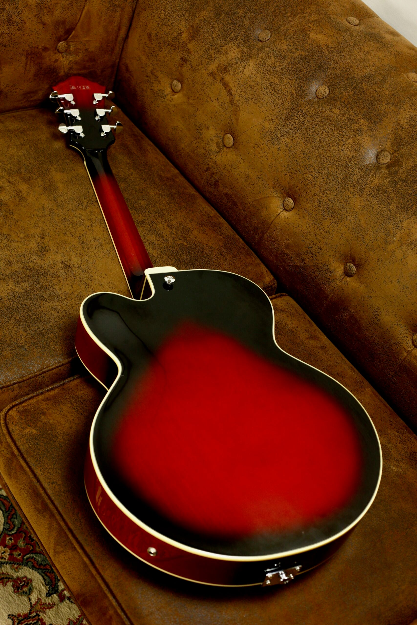 Ibanez Artcore AF75 2022 | Transparent Red Sunburst