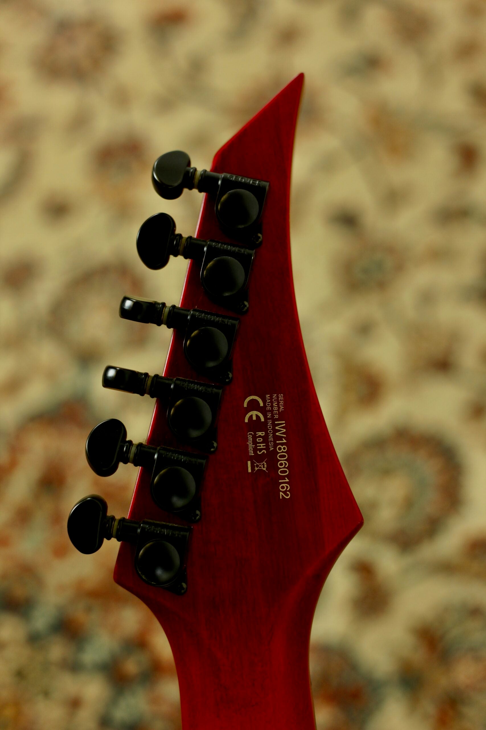 Solar Guitars E2.6 TBR 2019 | Trans Blood Red Matte