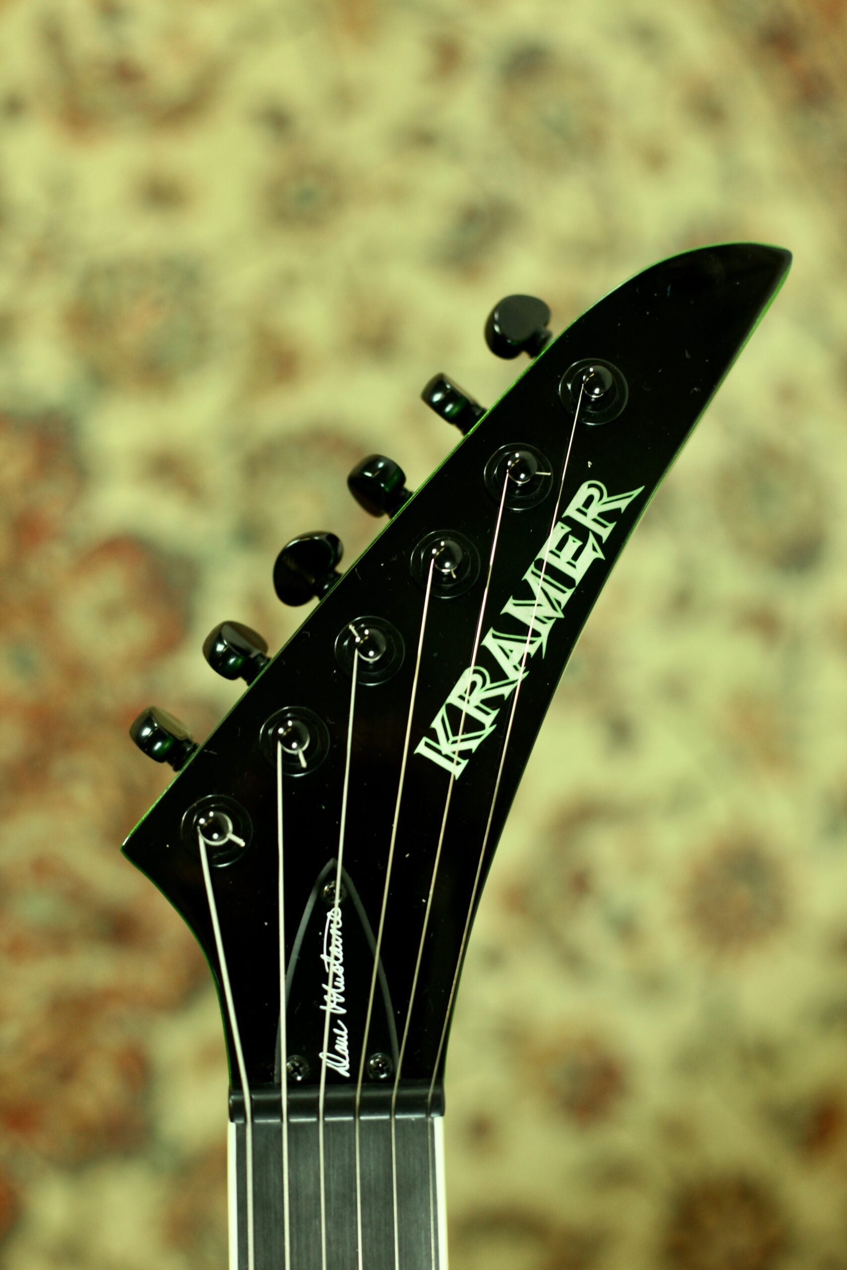 Kramer Vanguard Dave Mustaine Rest in Peace | Alien Tech Green