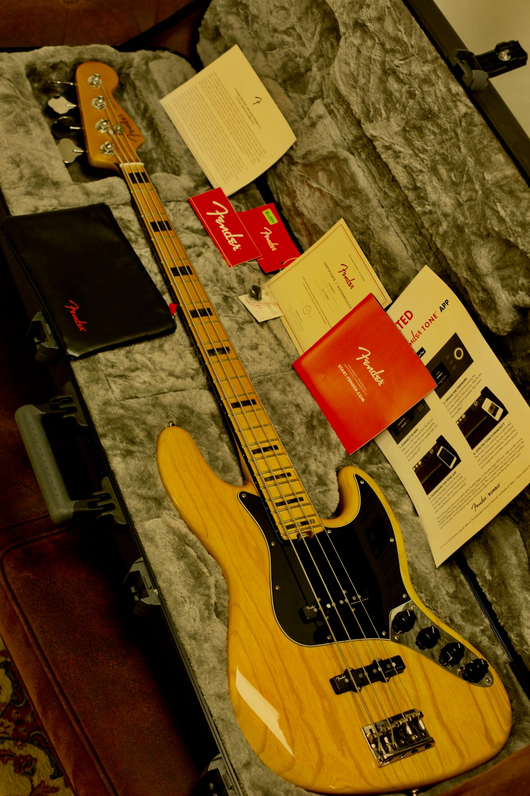 Fender American Elite Jazz Bass 2017 | Natural
