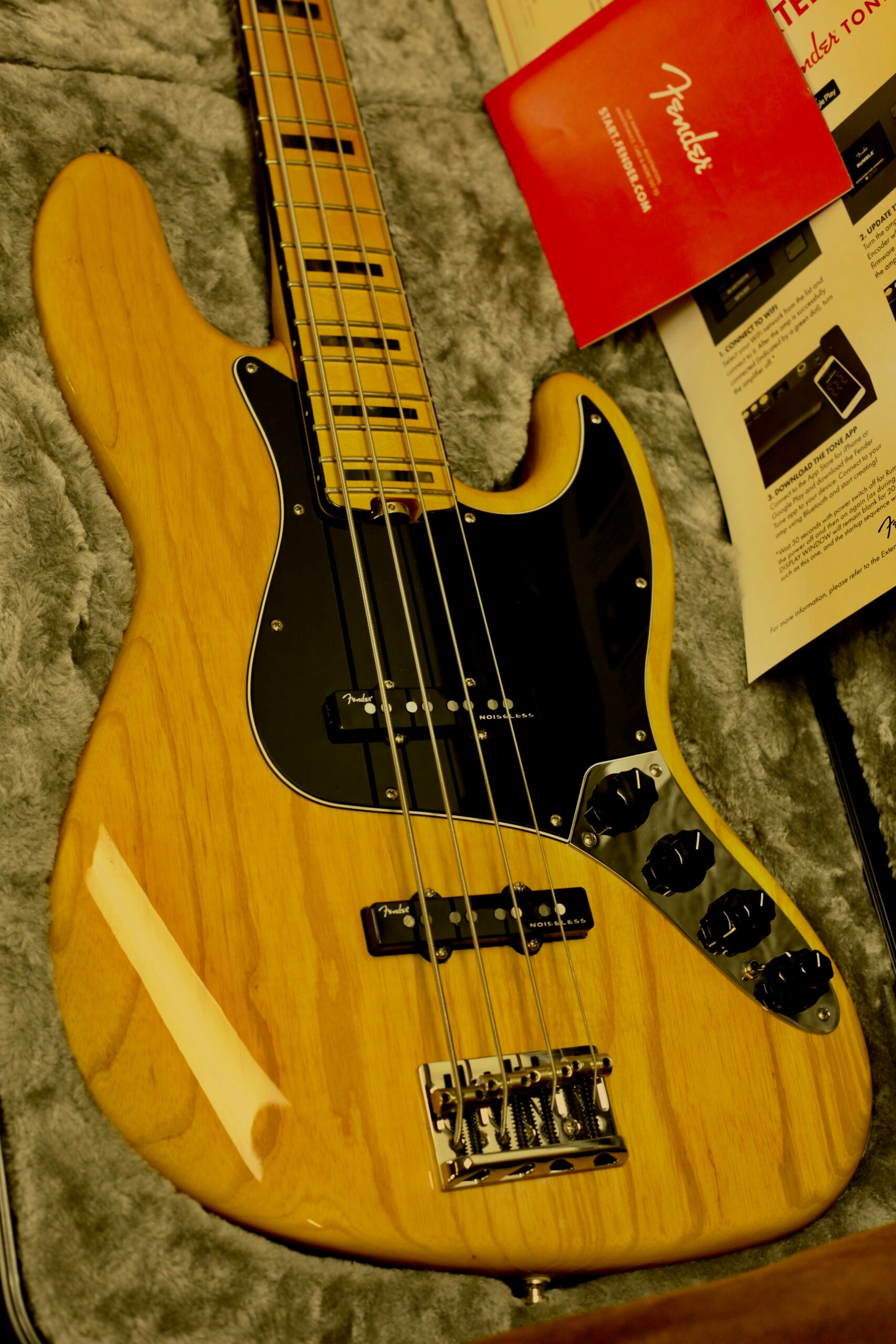 Fender American Elite Jazz Bass 2017 | Natural