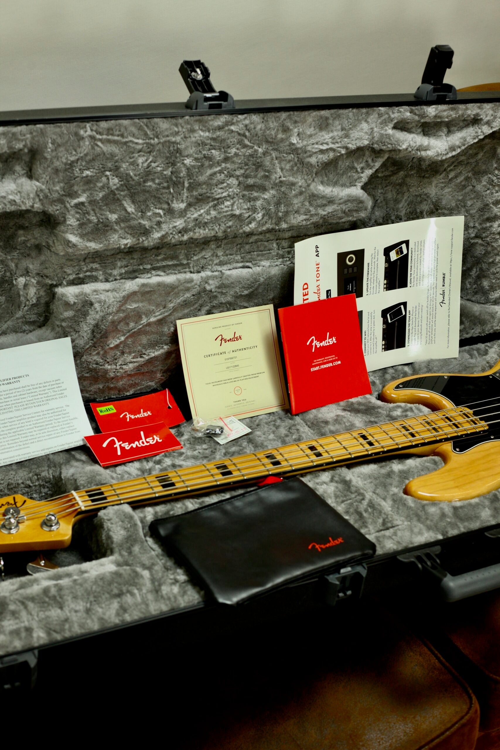 Fender American Elite Jazz Bass 2017 | Natural