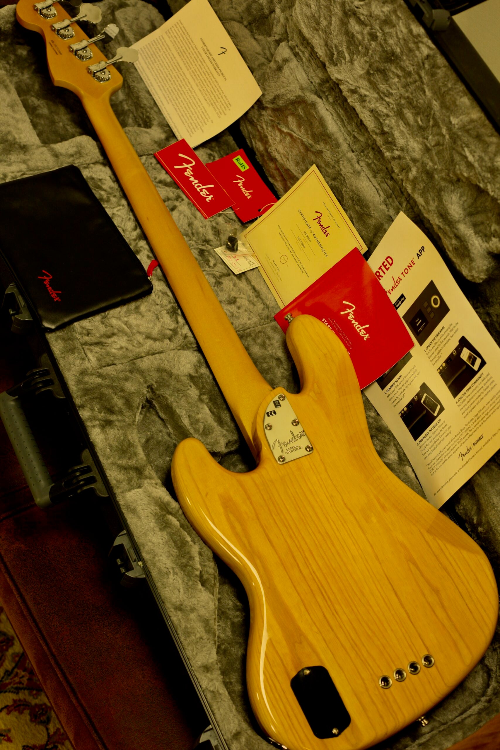 Fender American Elite Jazz Bass 2017 | Natural