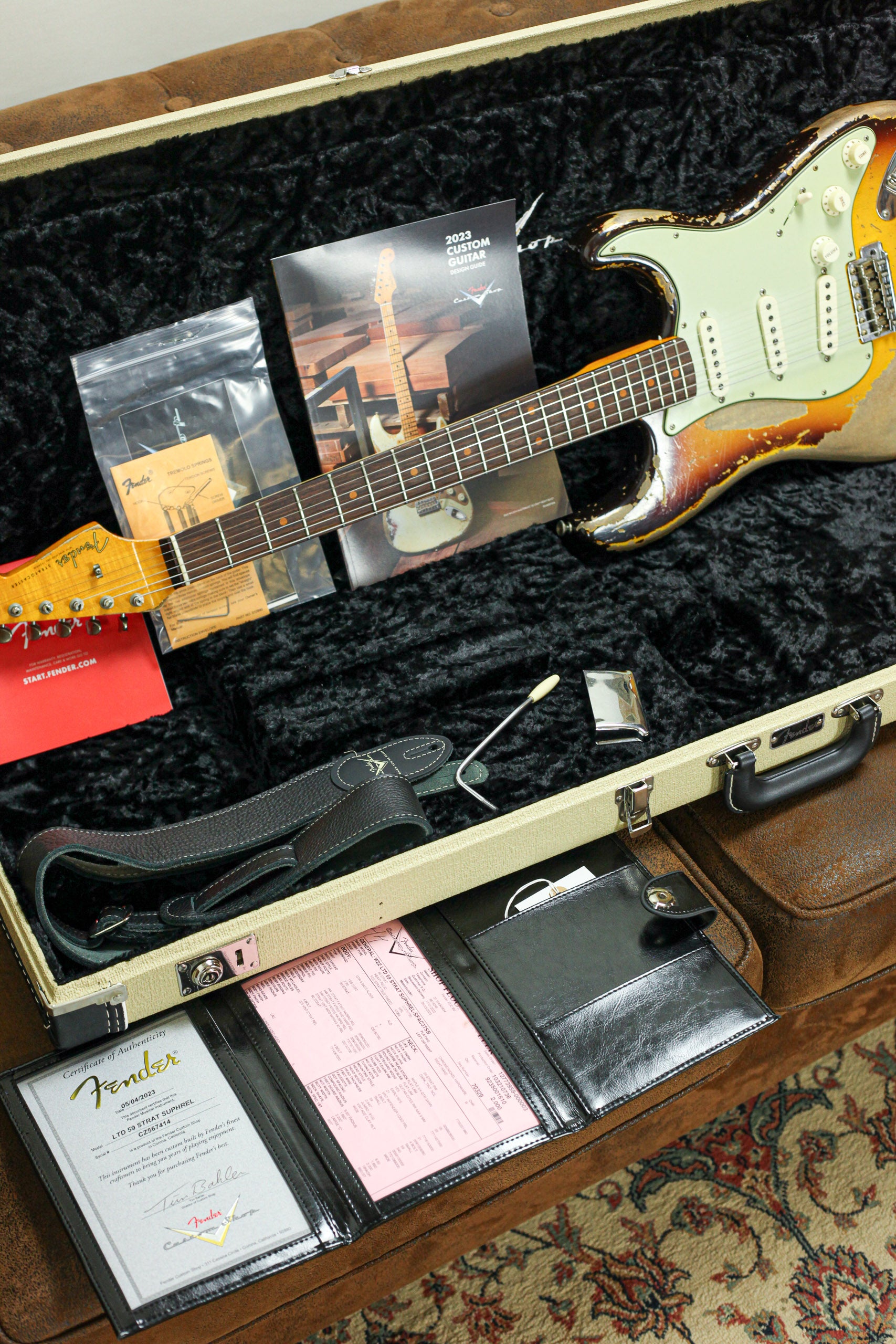 Fender Stratocaster CS Limited Edition '59 | Aged Chocolate