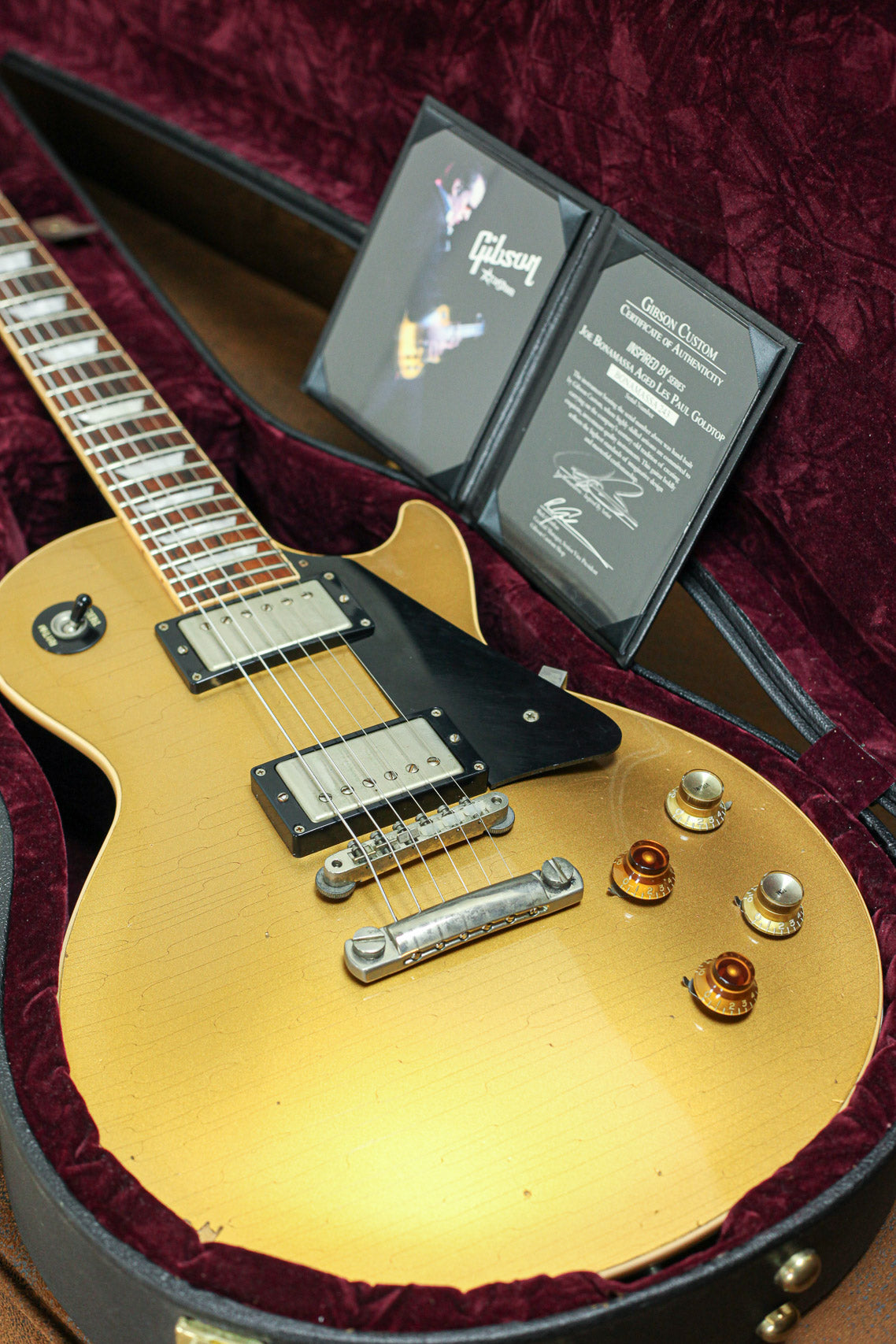 Gibson Custom Joe Bonamassa Signature | Aged Goldtop