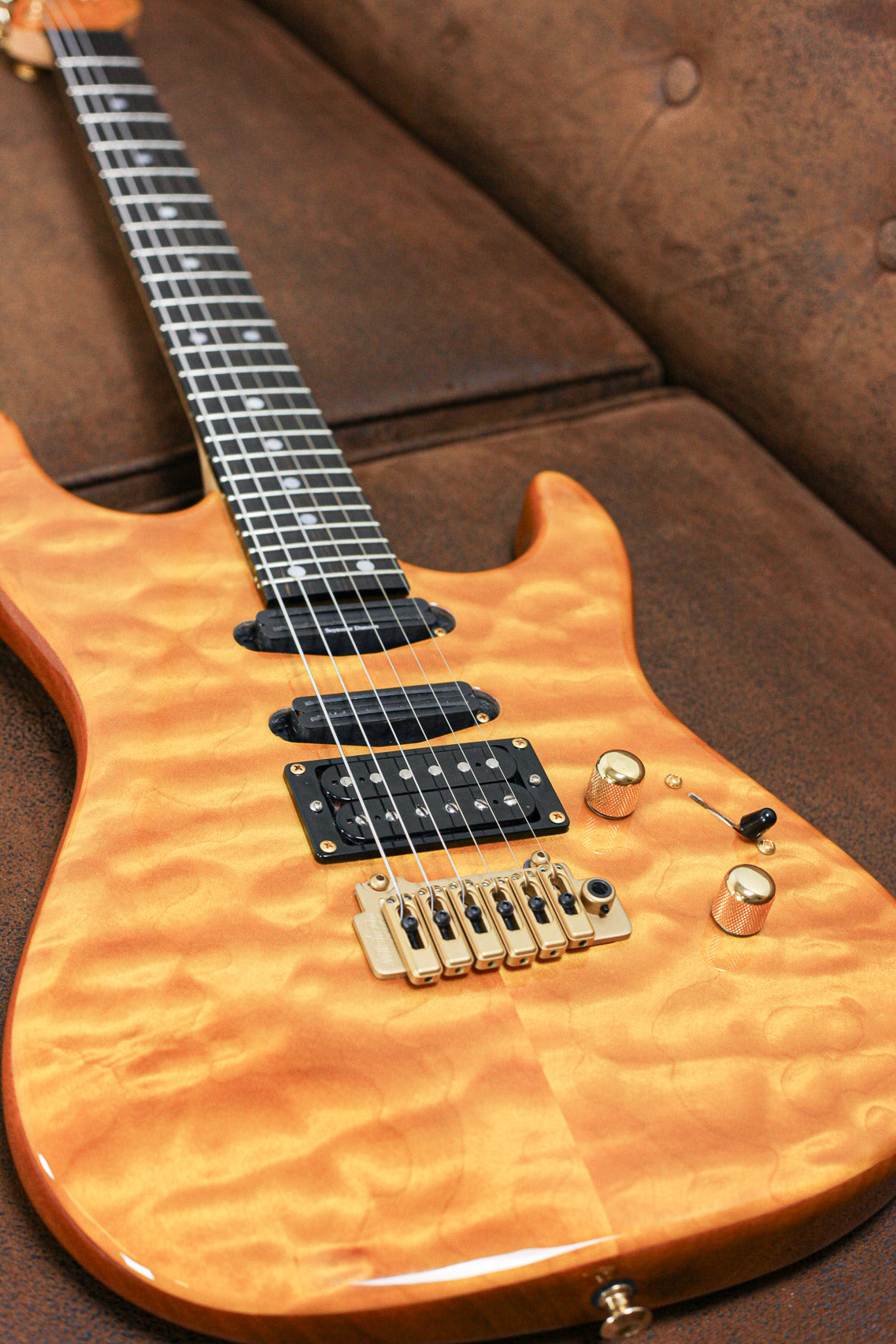Valley Arts Custom PRO USA 1993 | Quilted Amber