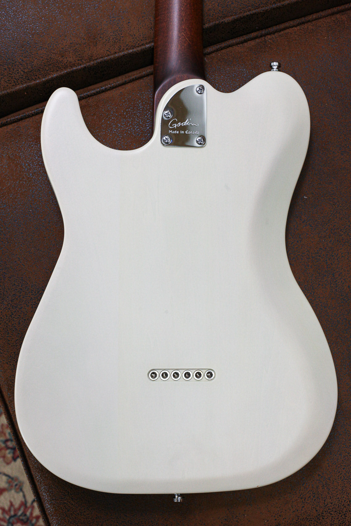 Godin Stadium Hardtail Rosewood | Trans White