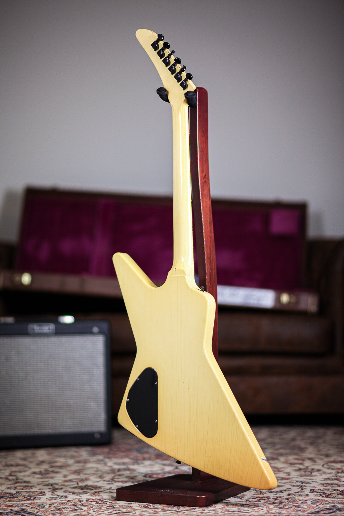 Gibson Explorer Designer Series 1985 | White Blue Stripes