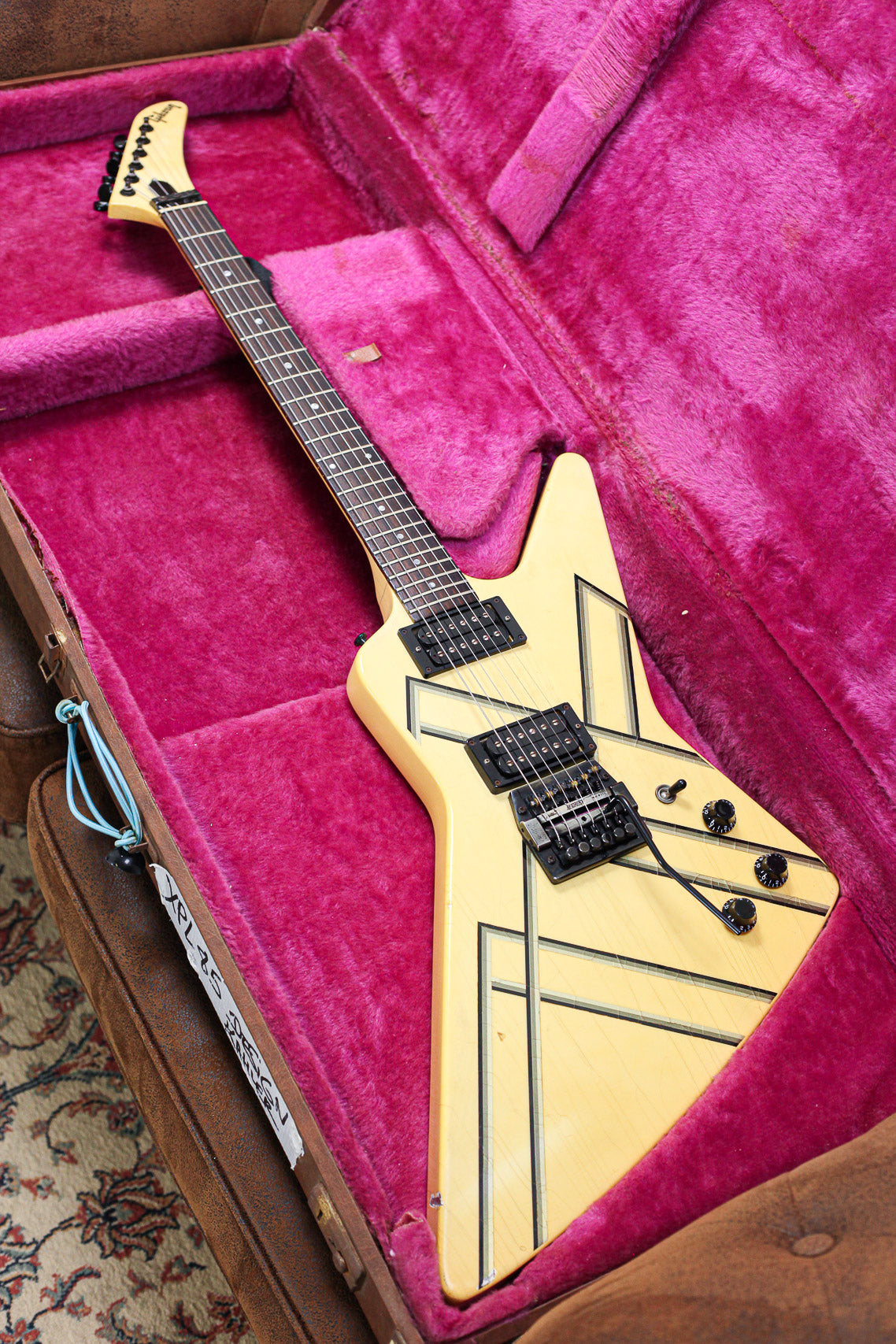 Gibson Explorer Designer Series 1985 | White Blue Stripes