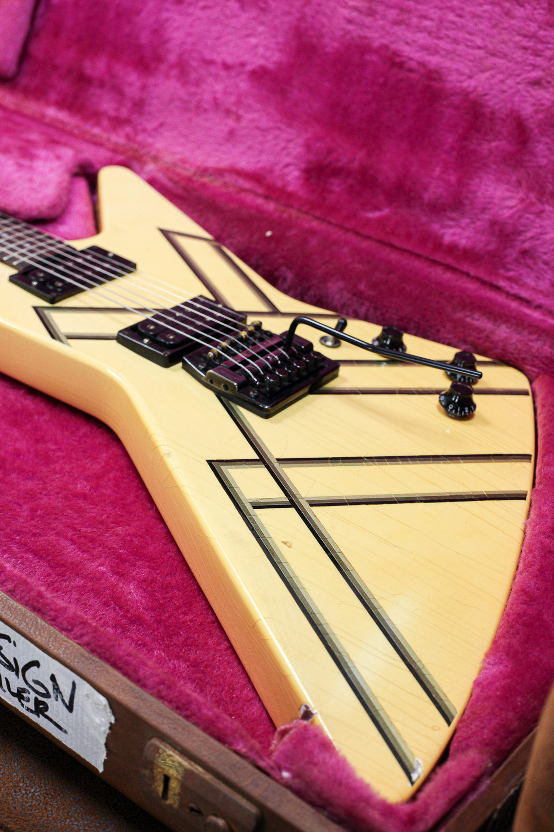 Gibson Explorer Designer Series 1985 | White Blue Stripes