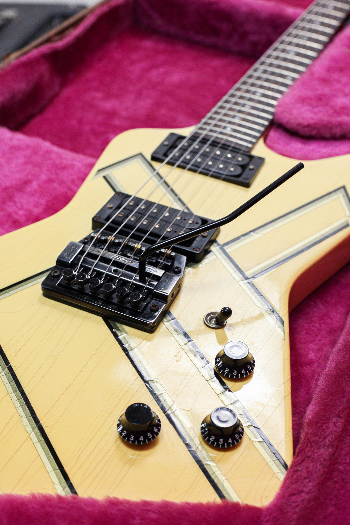 Gibson Explorer Designer Series 1985 | White Blue Stripes