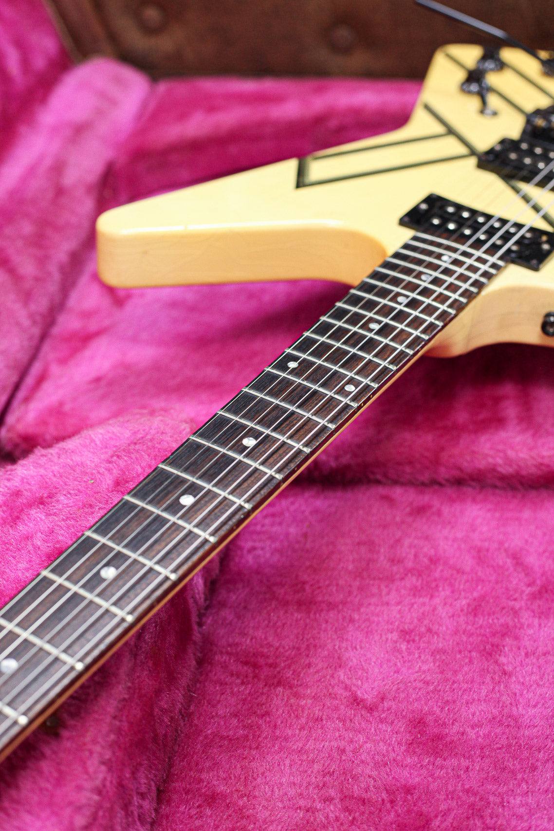Gibson Explorer Designer Series 1985 | White Blue Stripes