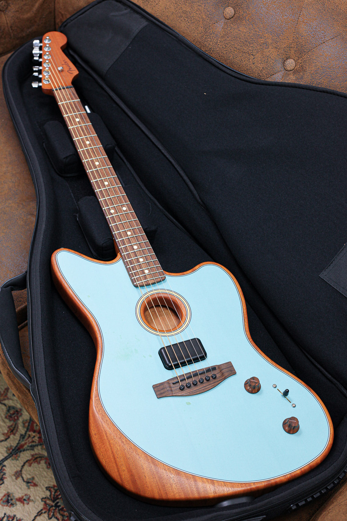 Fender Acoustasonic Player Jazzmaster | Ice Blue