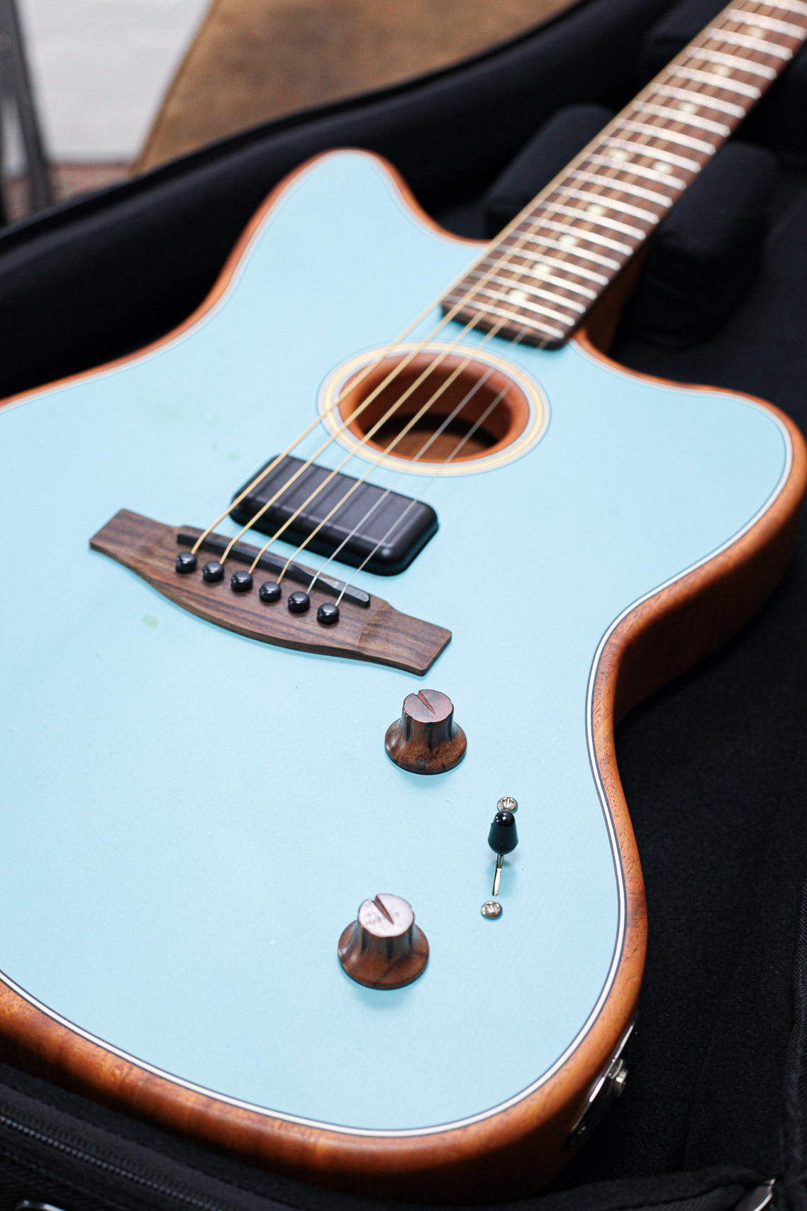 Fender Acoustasonic Player Jazzmaster | Ice Blue