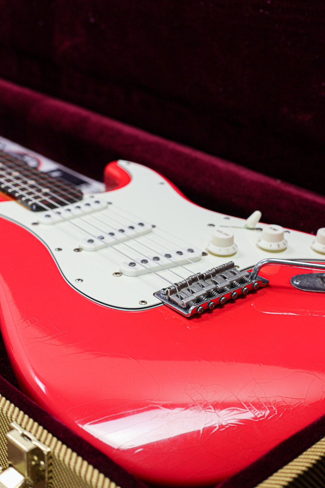 Thorndal Styx Masterbuilt Stratocaster | Aged Fiesta Red