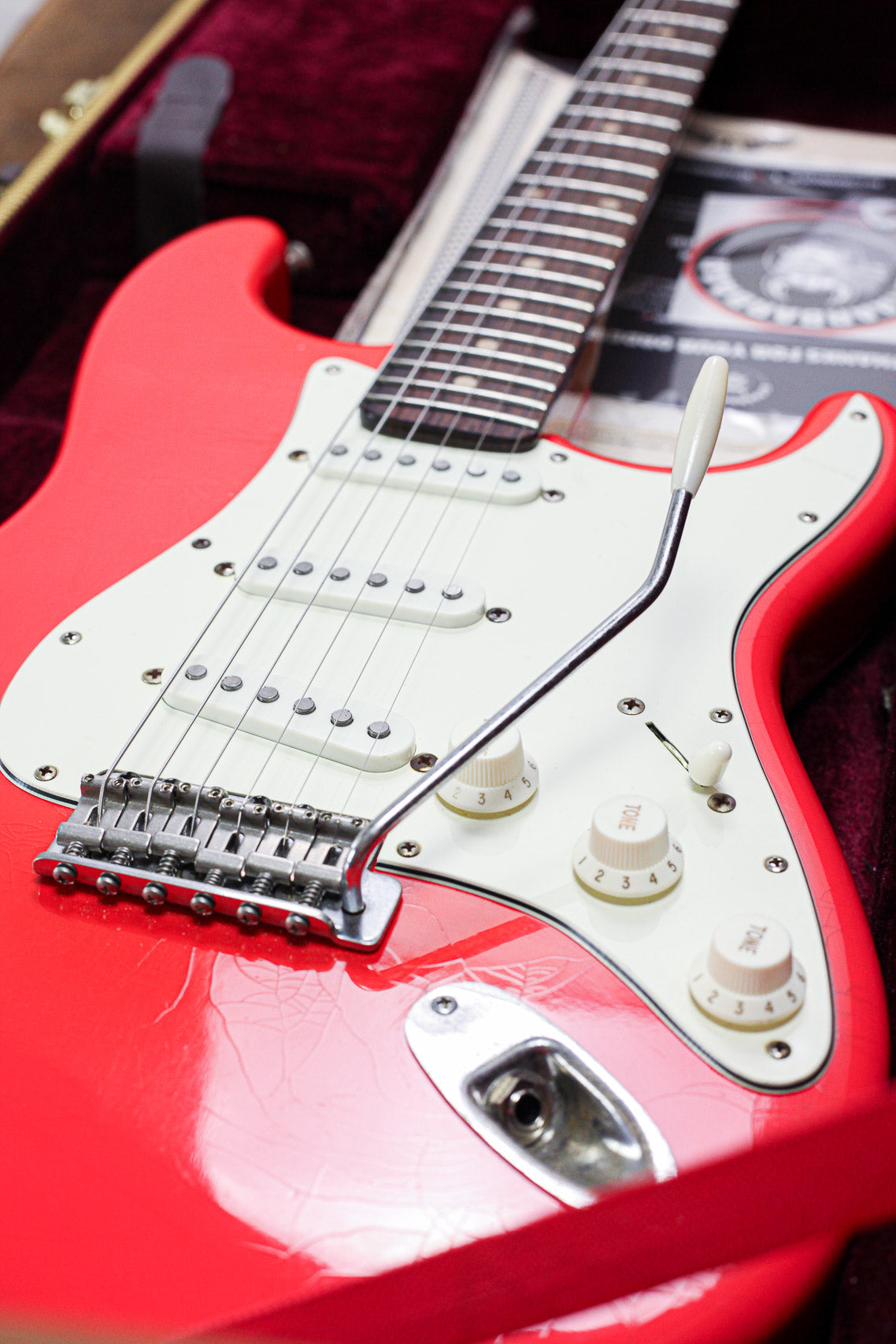 Thorndal Styx Masterbuilt Stratocaster | Aged Fiesta Red
