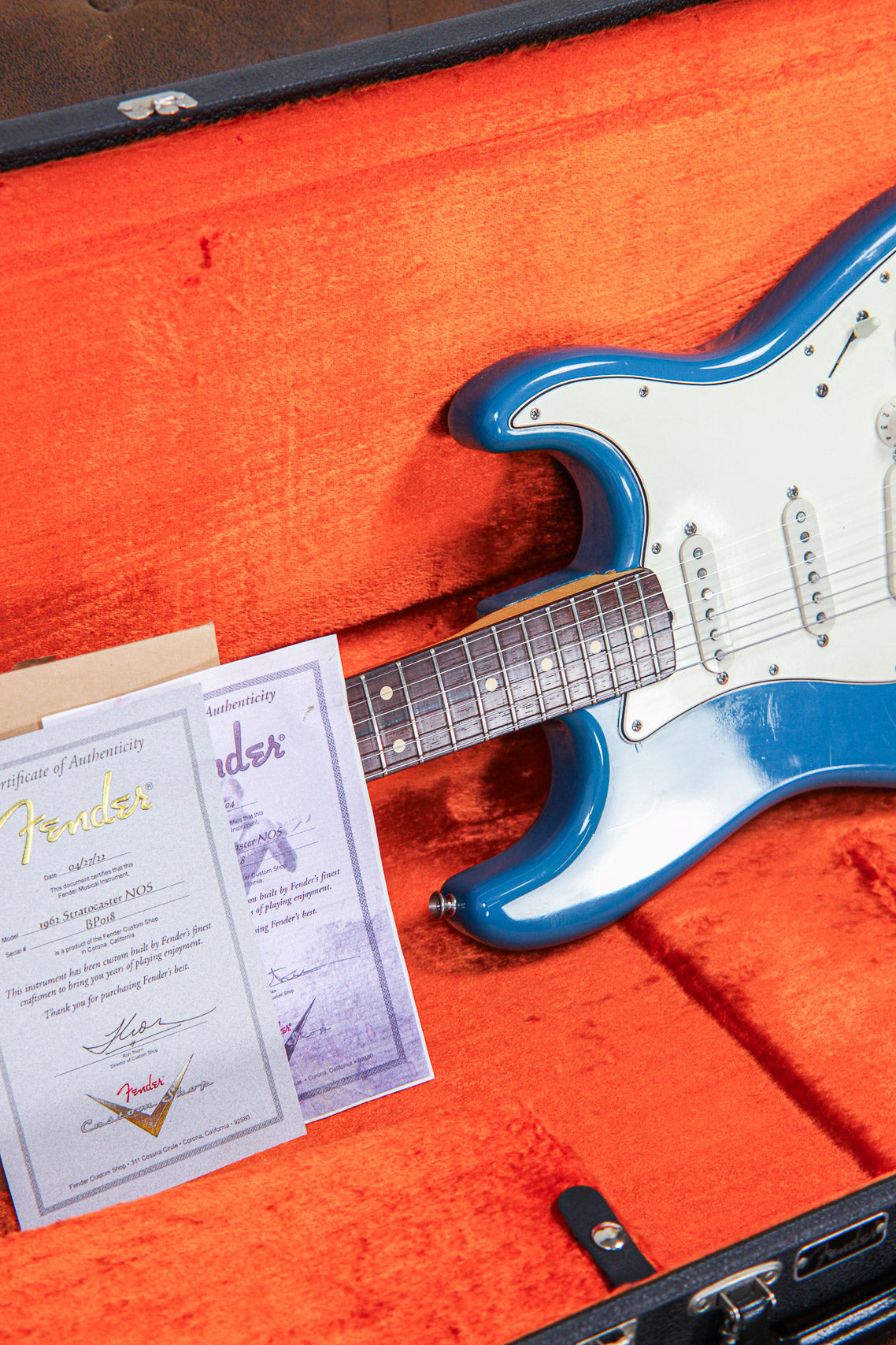 Fender Custom Shop '62 California Beach Stratocaster | Blue