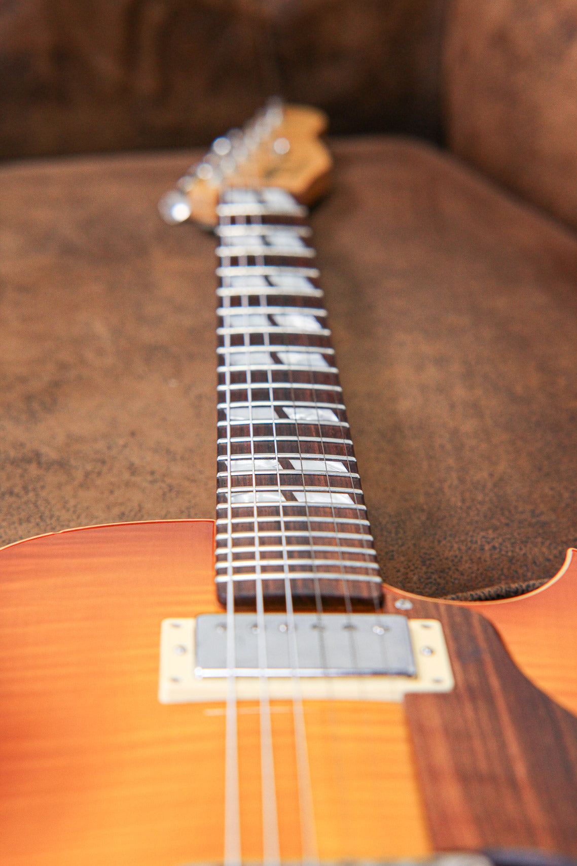 Smitty Custom Classic Boutique SC | Flamed Amber Burst