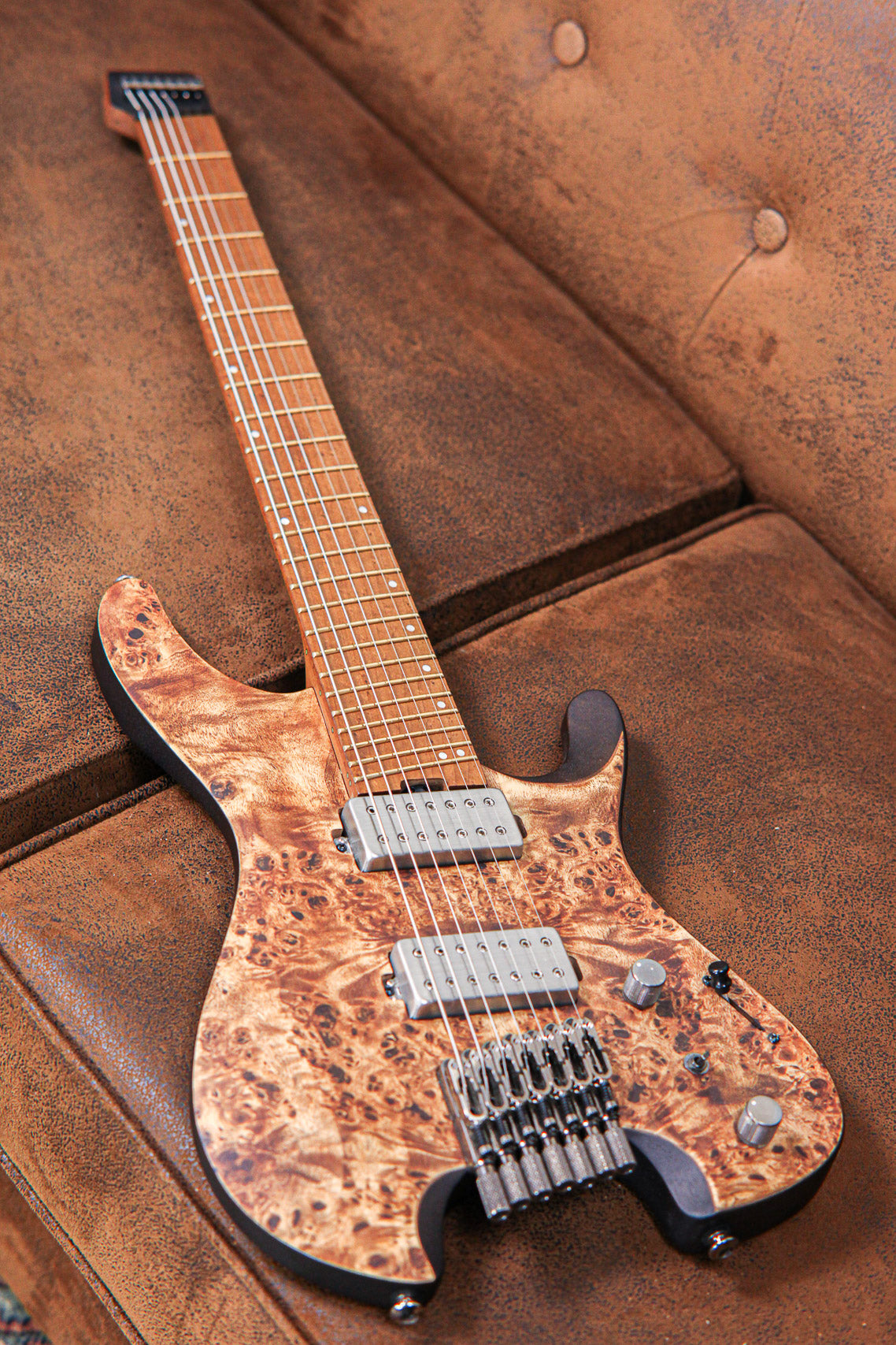 Ibanez QX527PB Headless | Antique Brown Stained