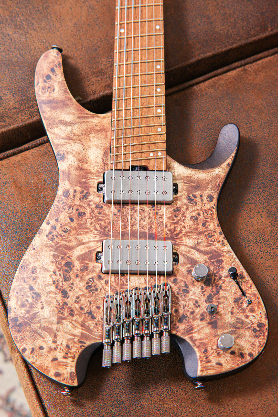 Ibanez QX527PB Headless | Antique Brown Stained