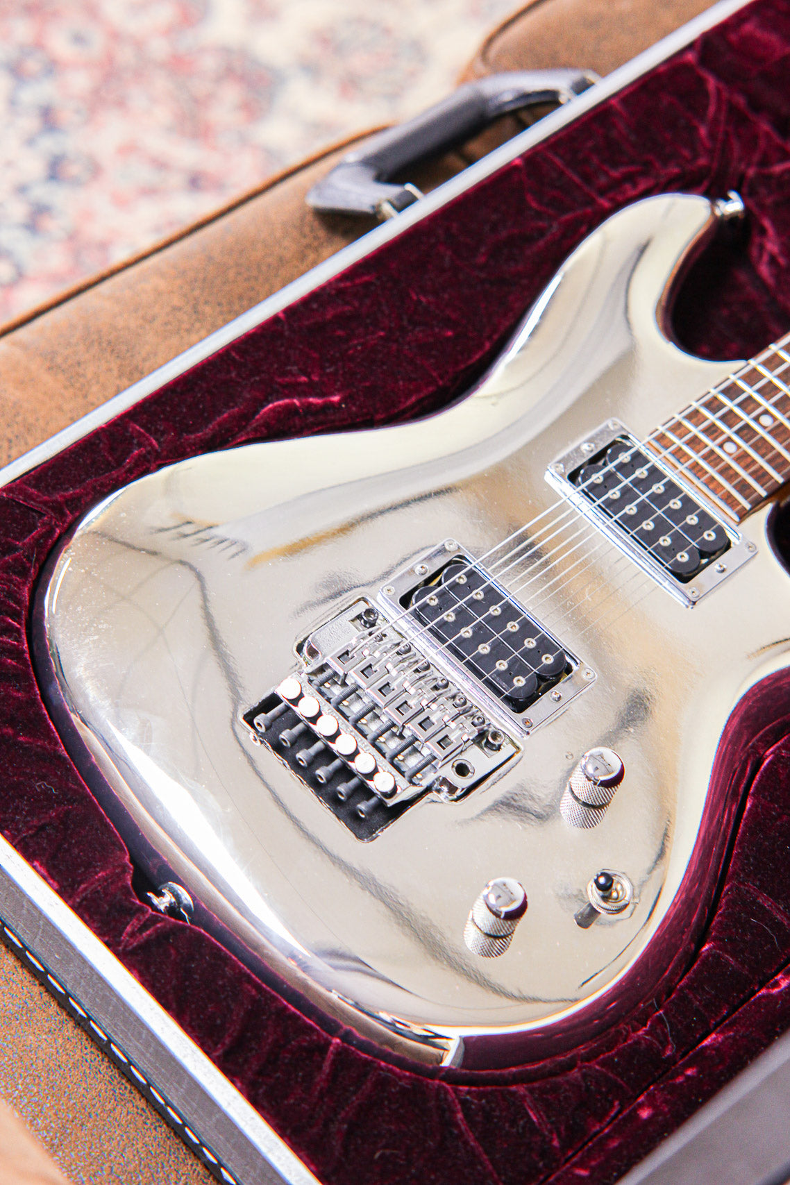 Ibanez JS10th Joe Satriani Chromeboy 1998 | Chrome